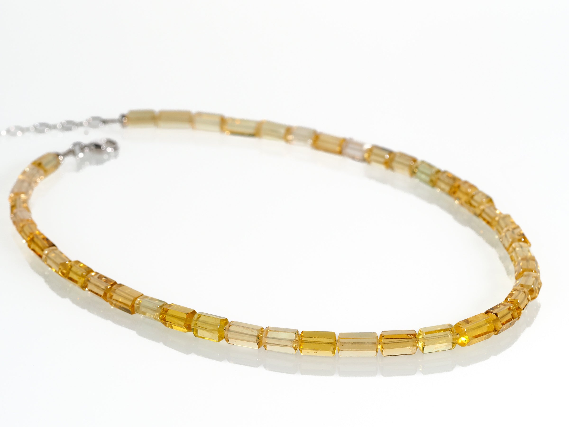 Heliodor Kette 925 Silber – natürlich & außergewöhnlic