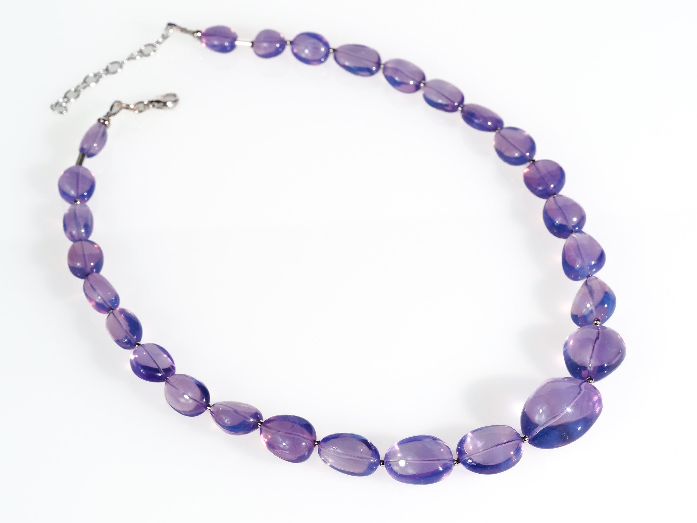 Echte Scorolith Lavendelquarz Kette - elstardesign