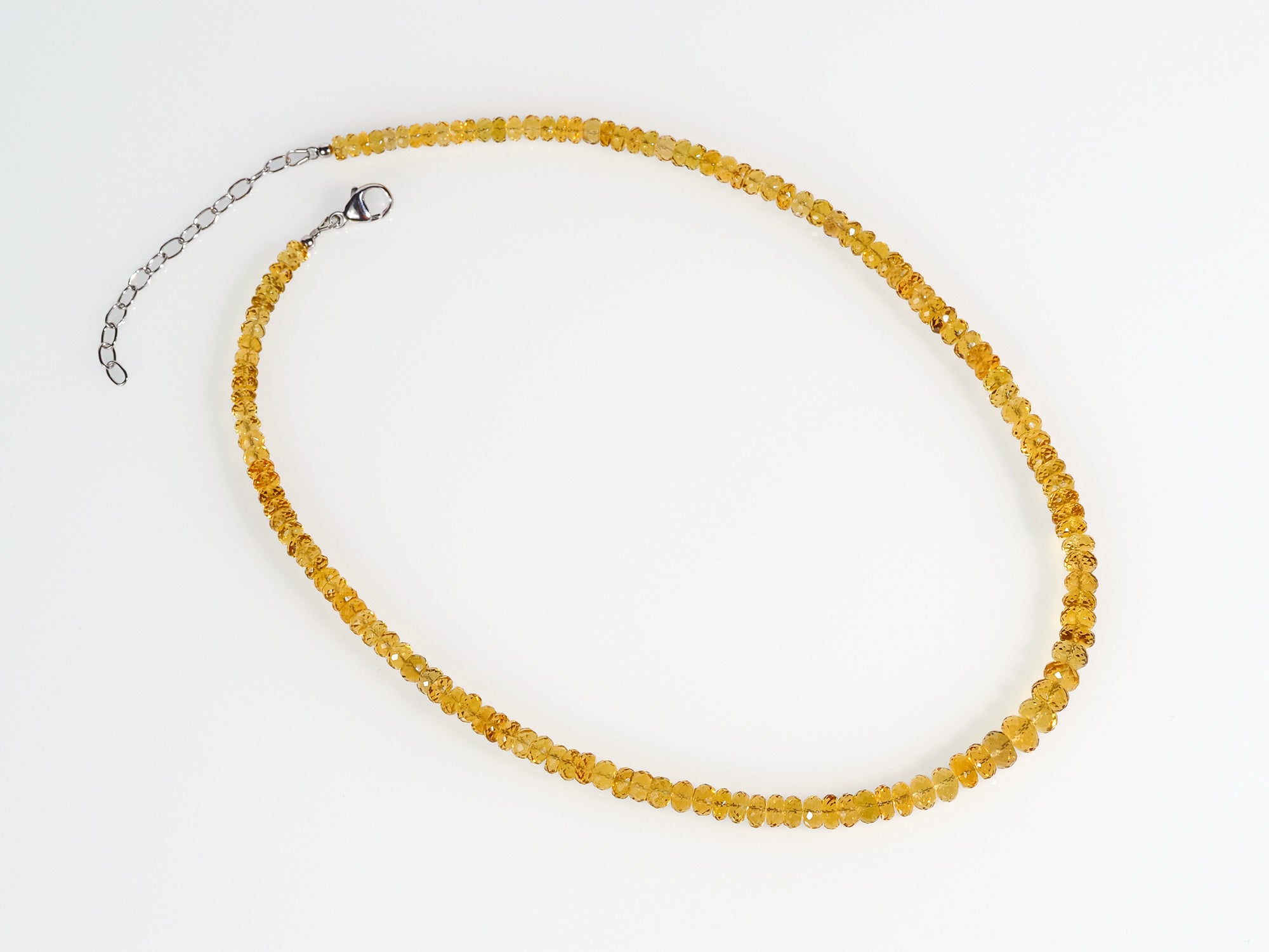 Heliodor Kette 100% Gold Beryll Edelsteinkette in bester Qualität - elstardesign