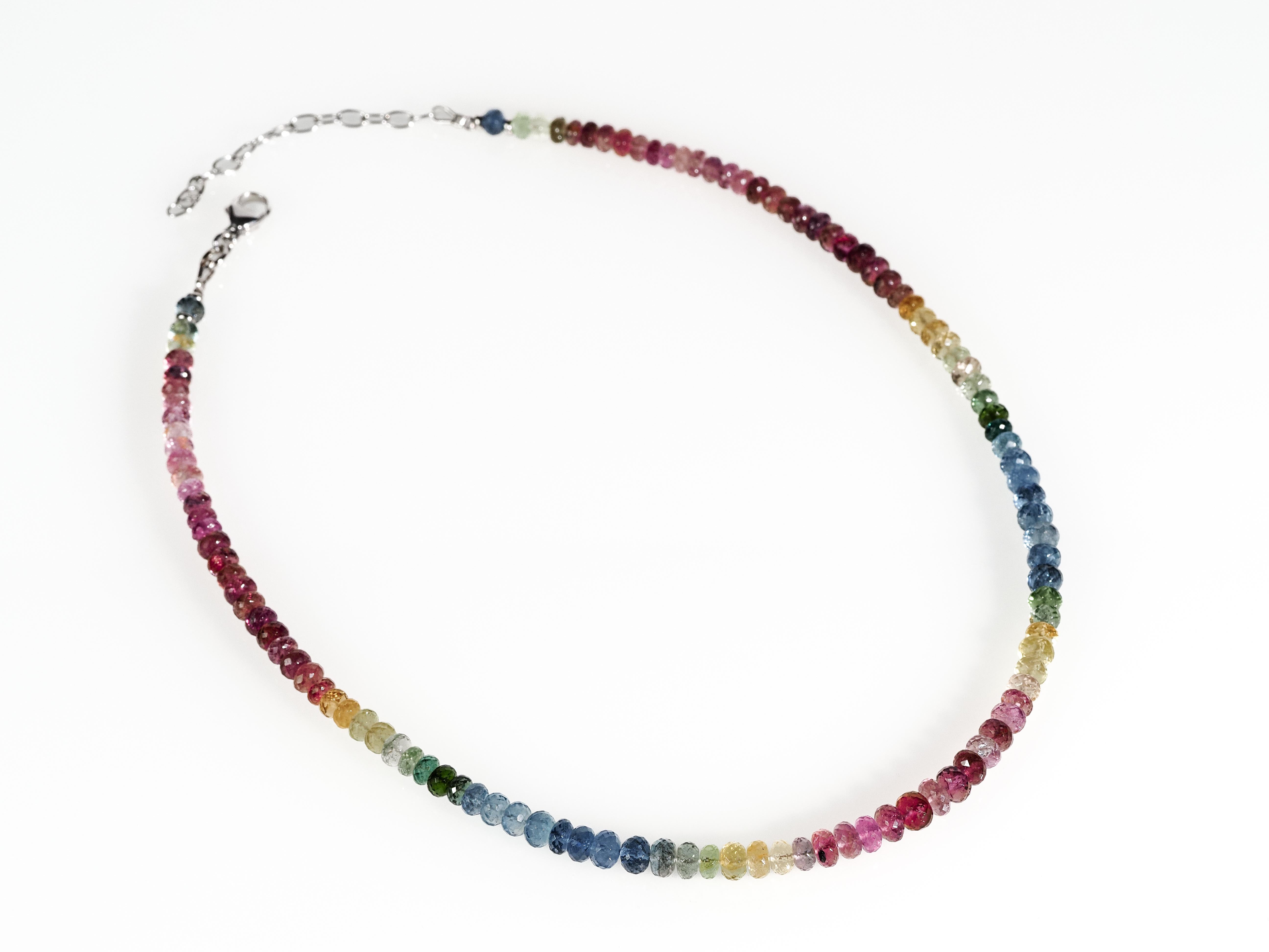 Multicolor Turmalin Kette – Hochwertig & Ausdrucksstark - elstardesign