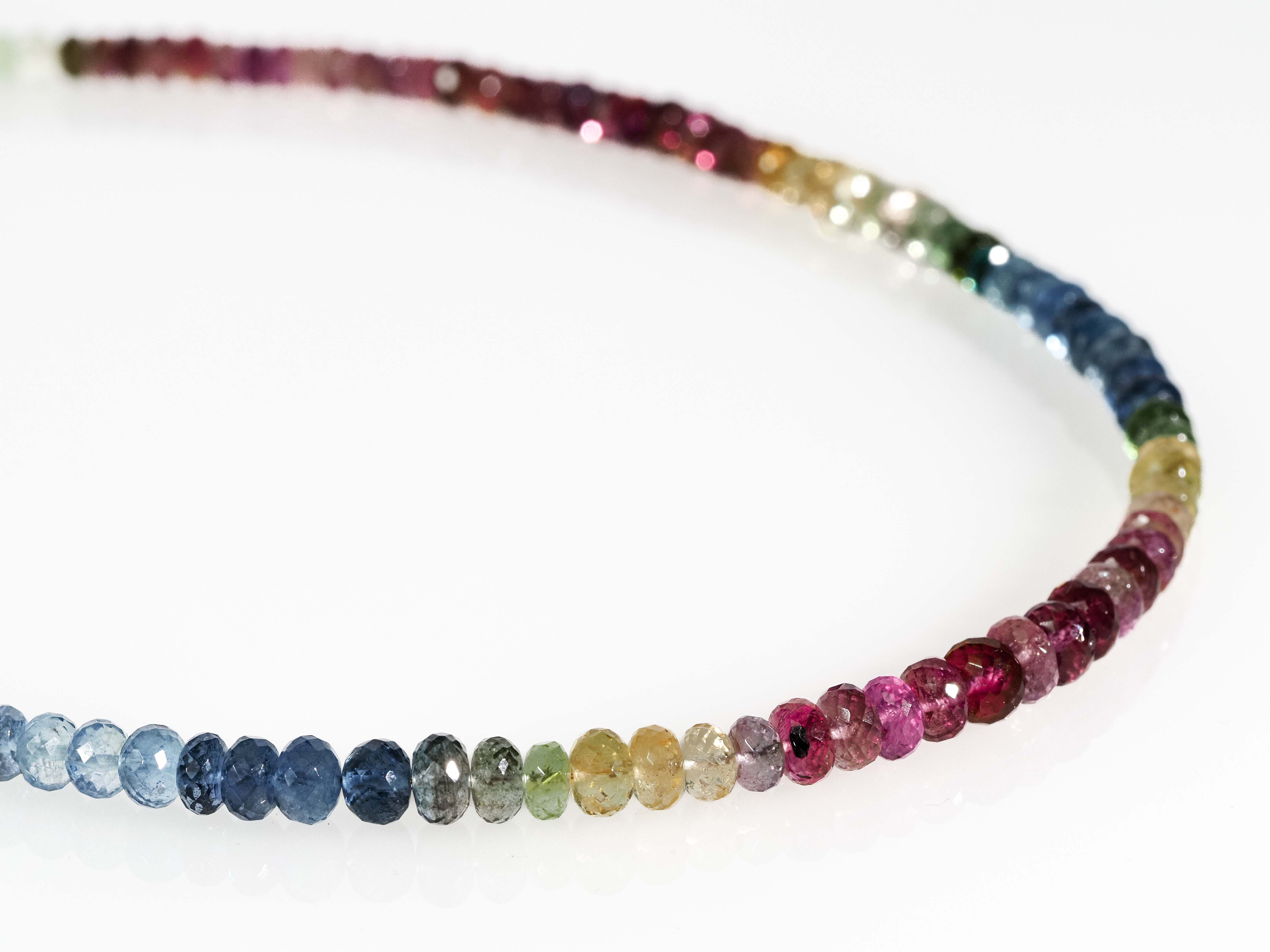 Multicolor Turmalin Kette – Hochwertig & Ausdrucksstark - elstardesign
