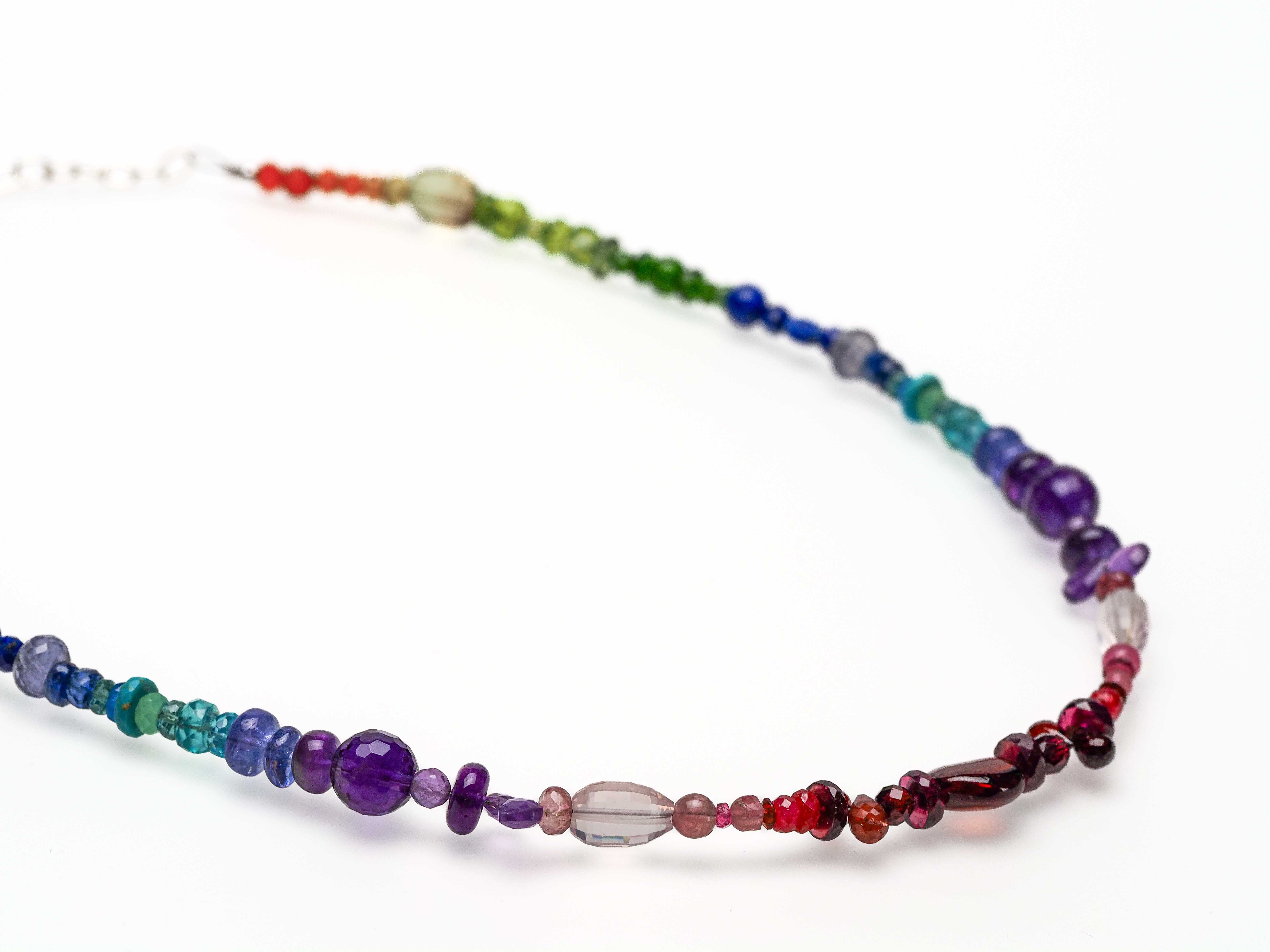 Colorful gemstone necklace colorful colorful energy
