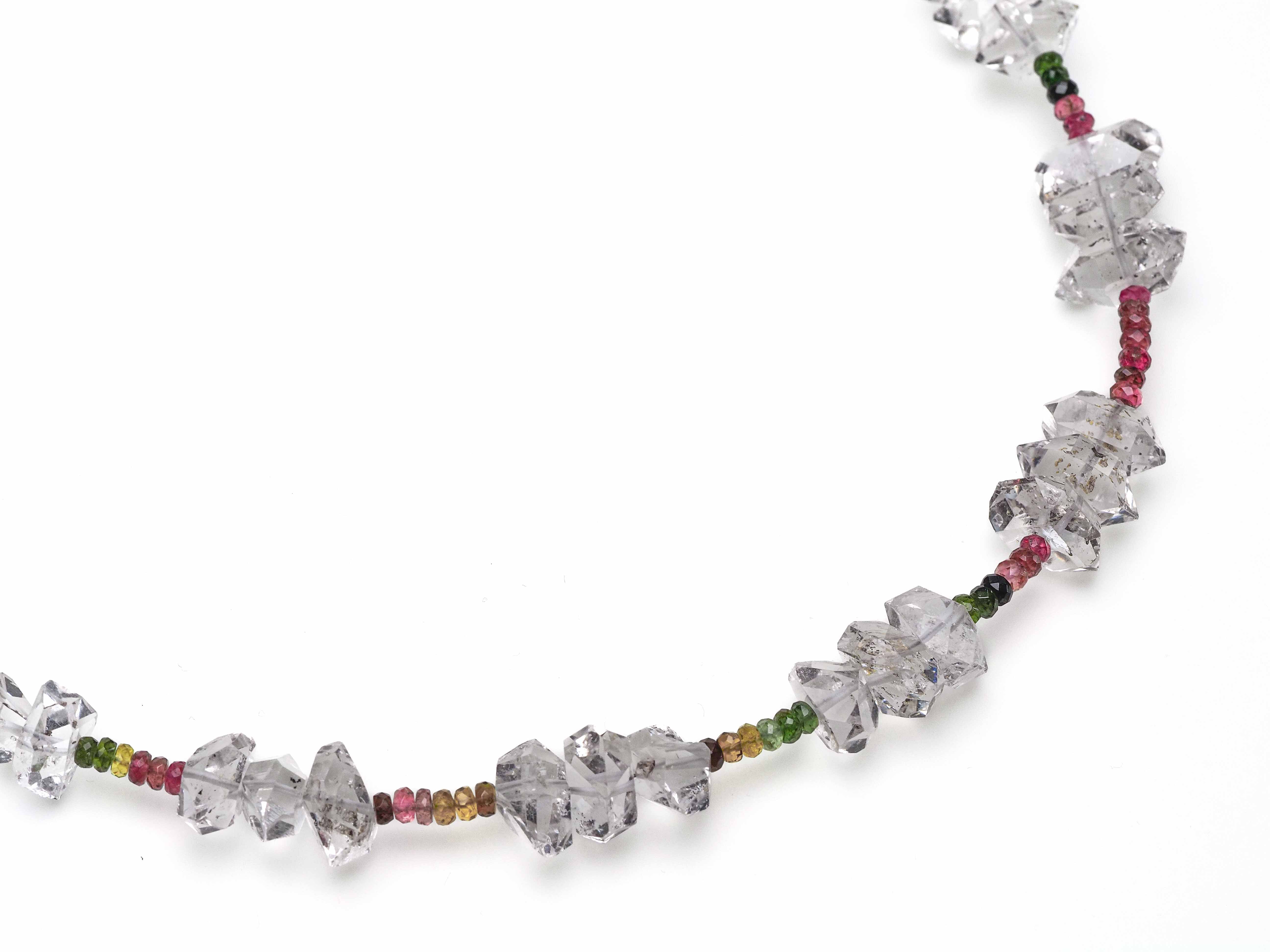 Herkimer Diamant Kette natürliches Edelstein Collier - elstardesign