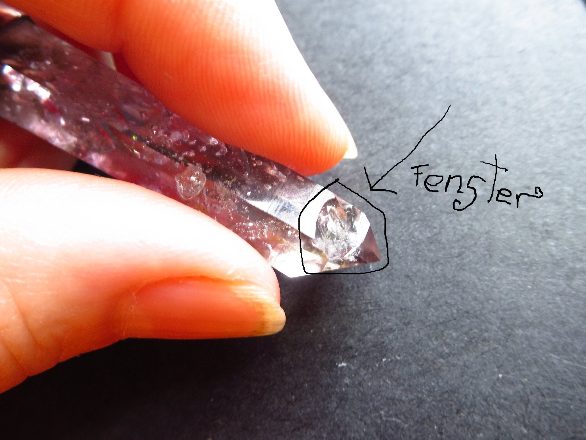 Amethyst Anhänger Silber Amethyst Brandberg Kristall Anhänger Spitze Amethyst Namibia Edelstein Silber Natur Kristall Spitze Quarz Unikat