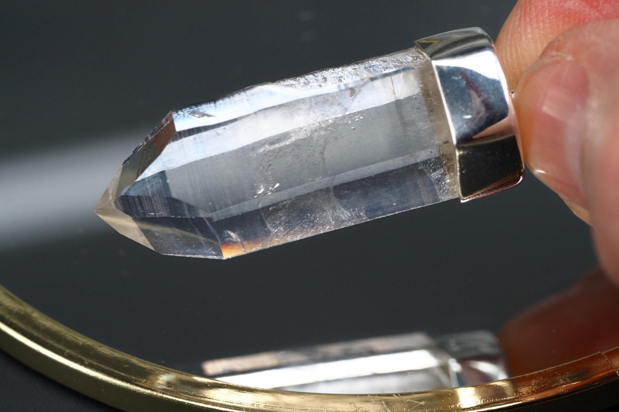 Bergkristall Anhänger Silber Österreich Kärnten