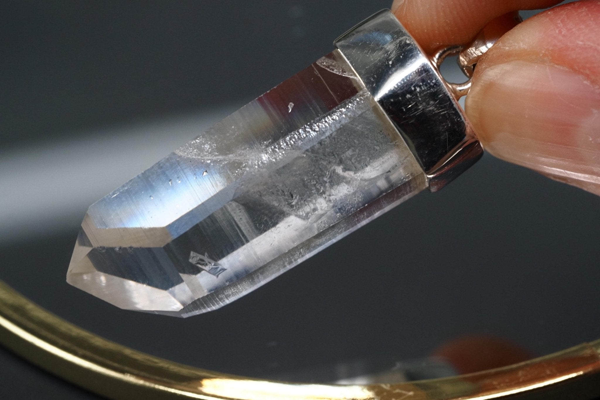 Bergkristall Anhänger Silber Österreich Kärnten