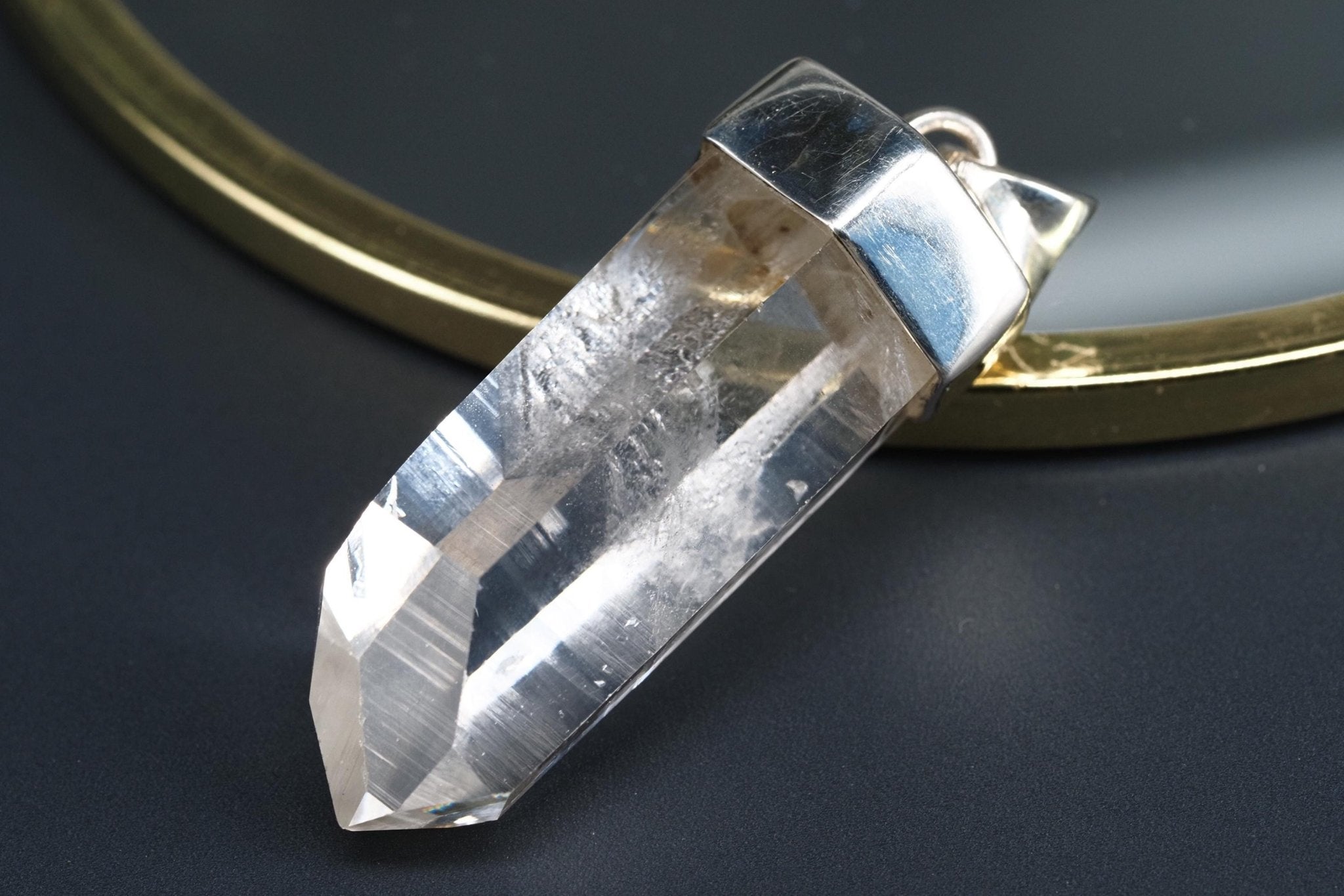 Bergkristall Anhänger Silber Österreich Kärnten