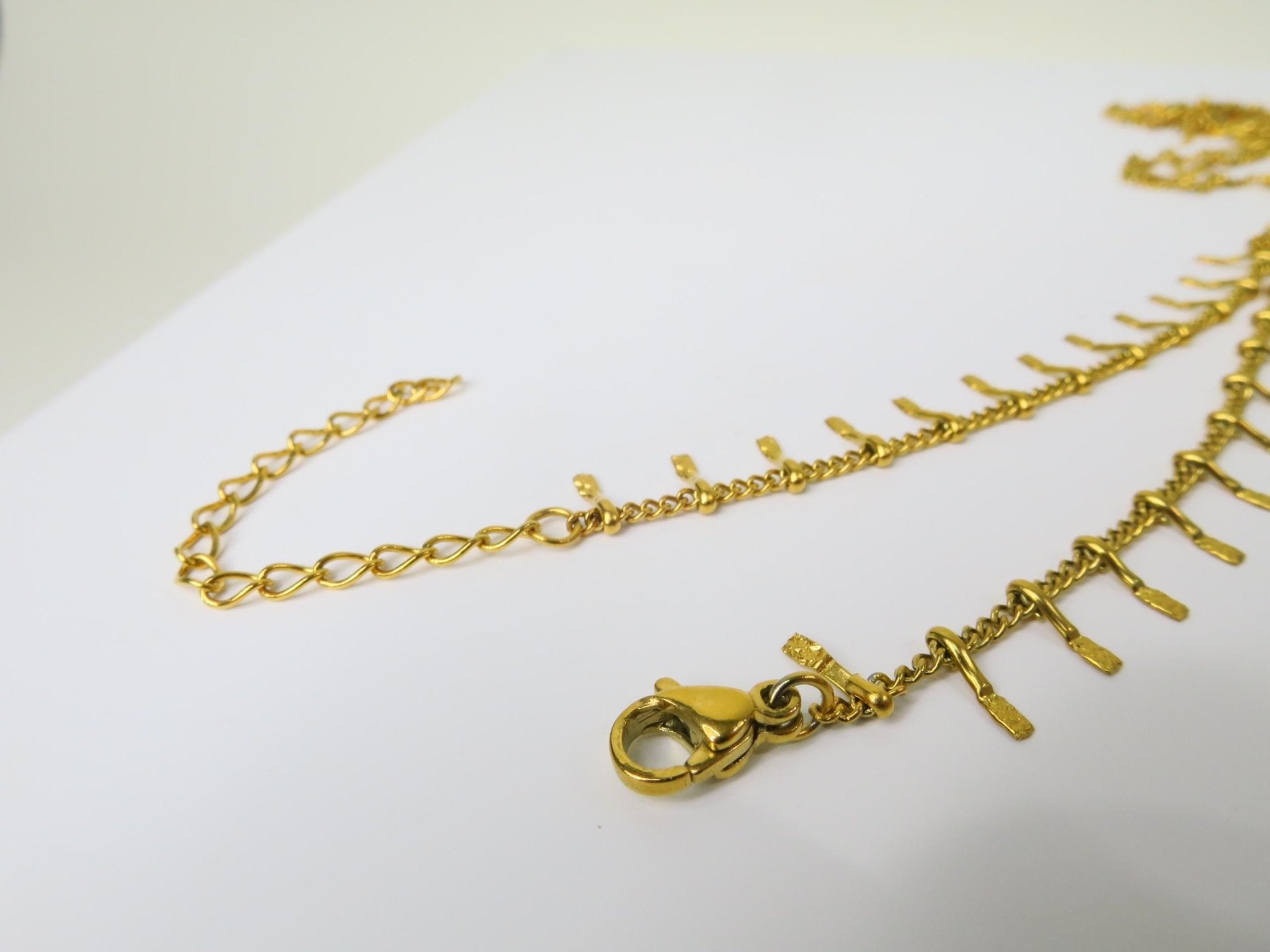 Edelstahl Kette 18 Karat PVD Gold beschichteten Edelstahl