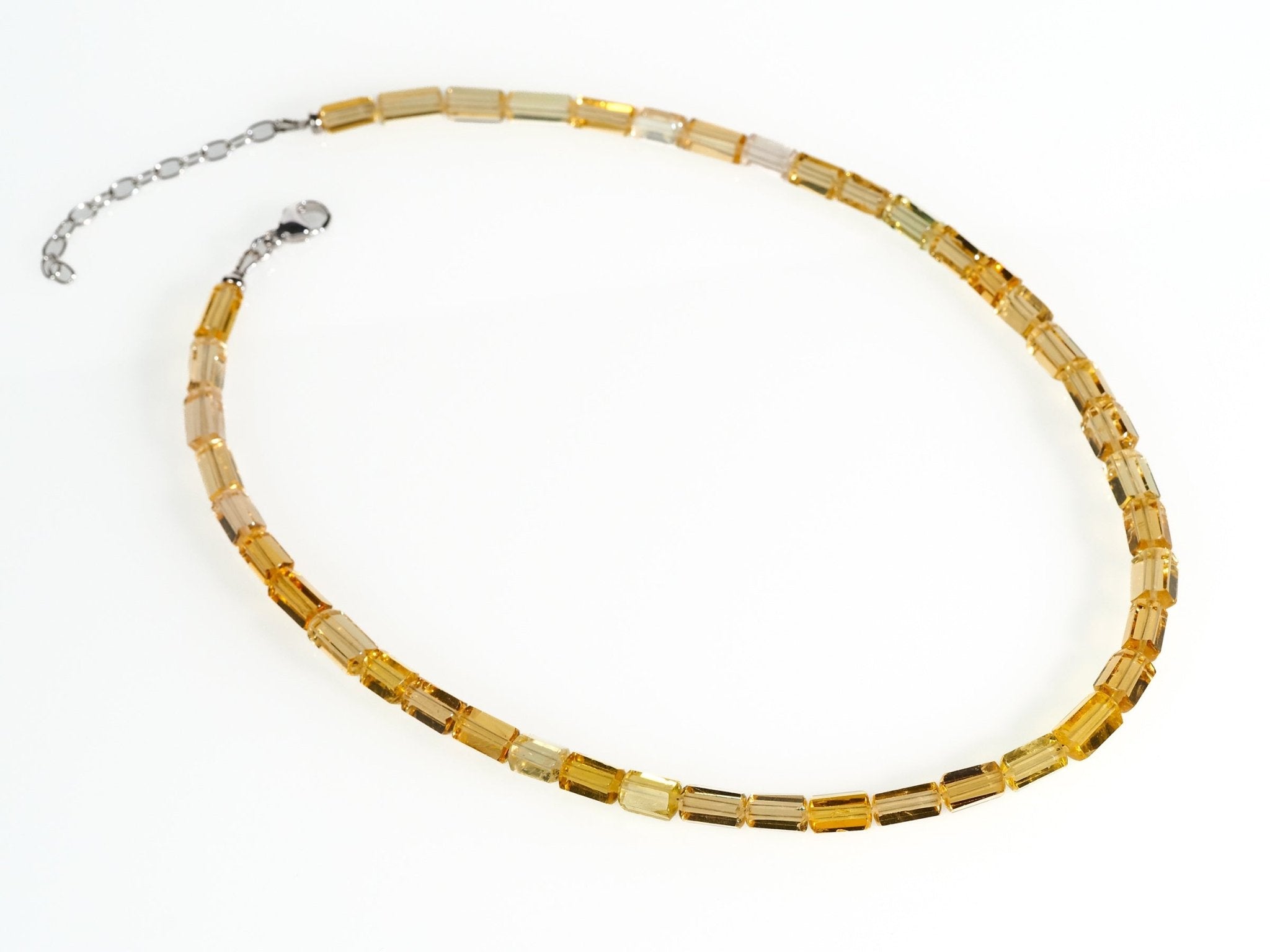 Heliodor Kette 925 Silber – natürlich & außergewöhnlic
