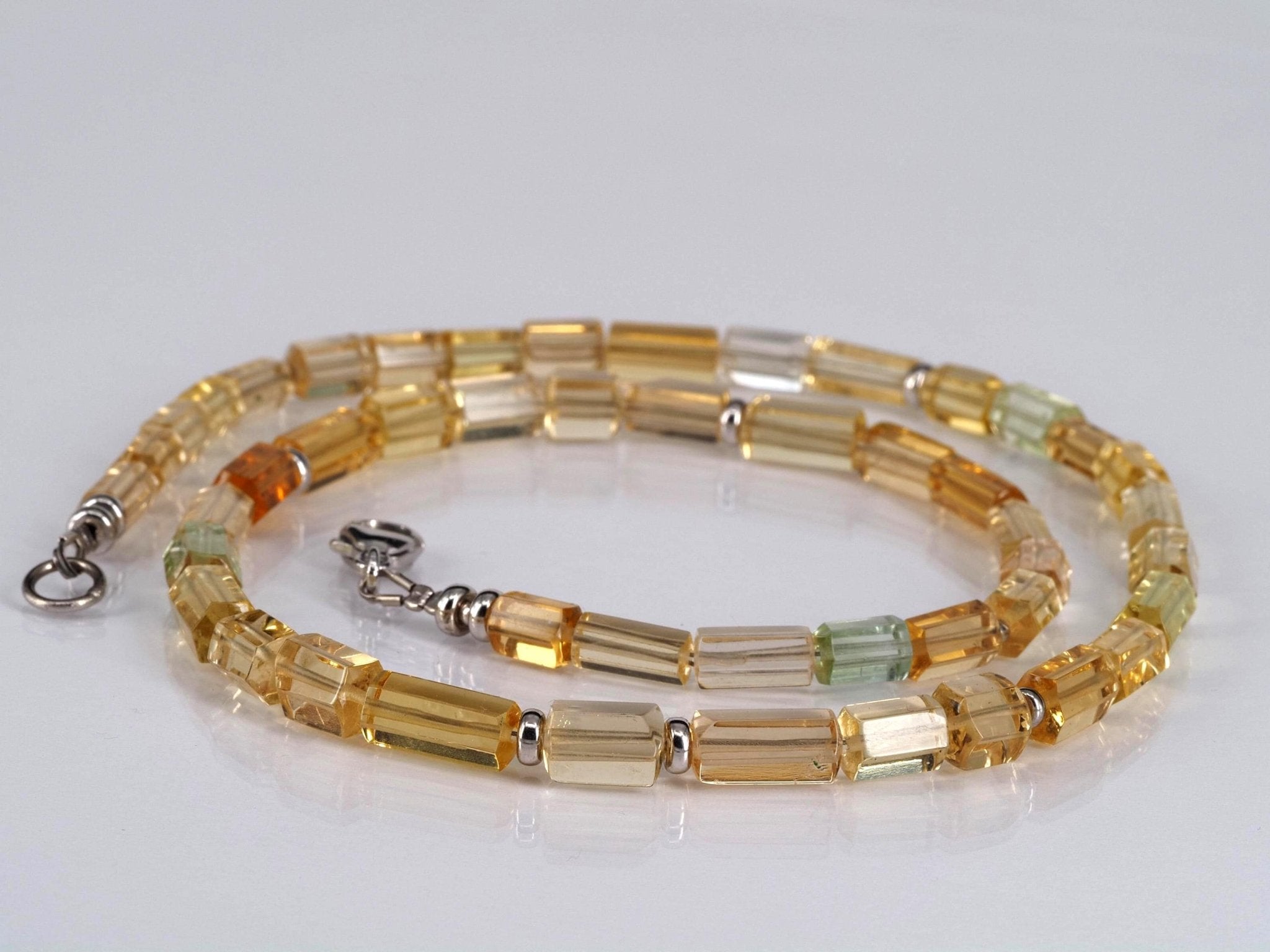 Heliodor Kette – natürliche Goldberyll Edelsteinkette