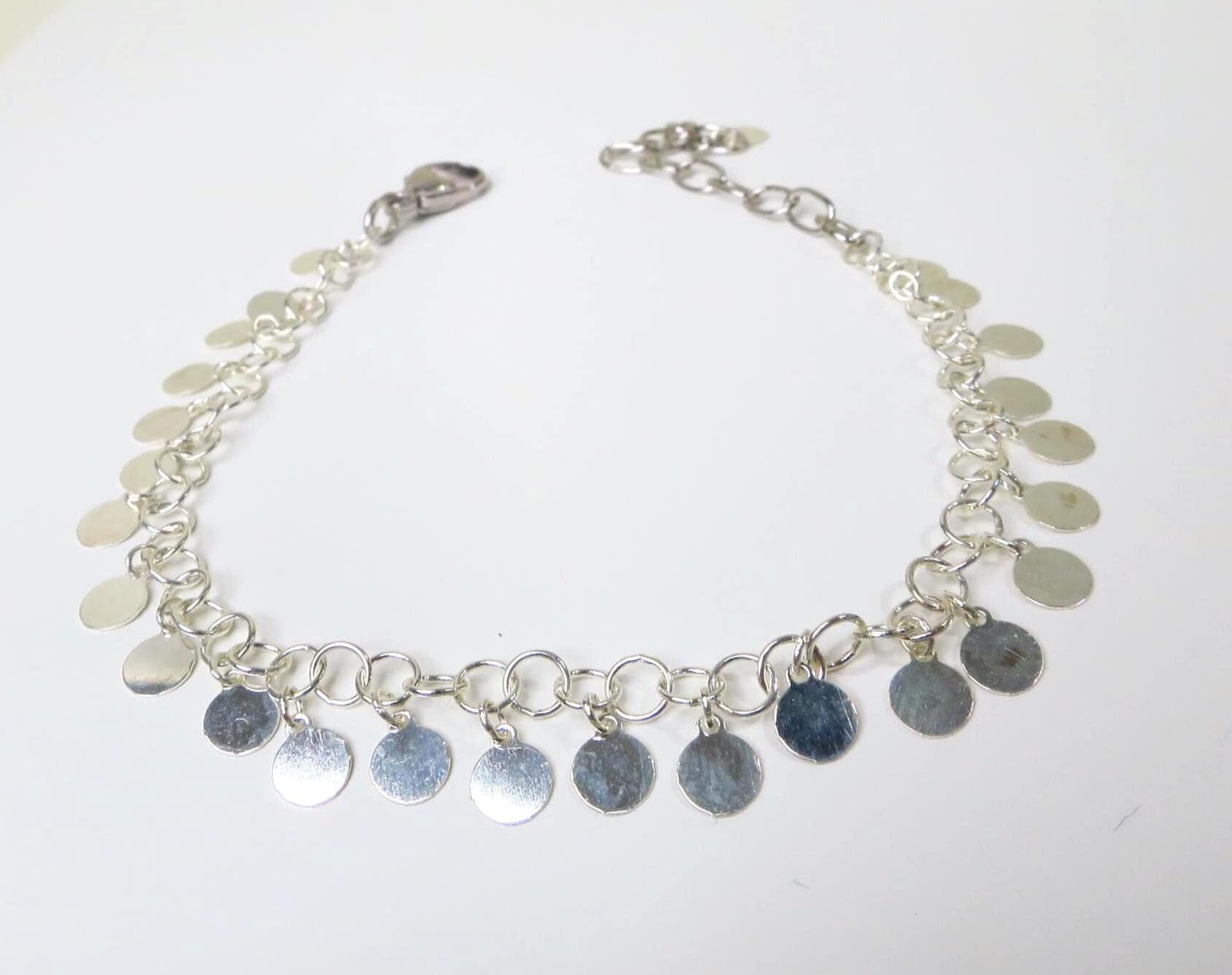 Pünktchen Armband Sterling Silber zum angesagten Layer Lagen Look