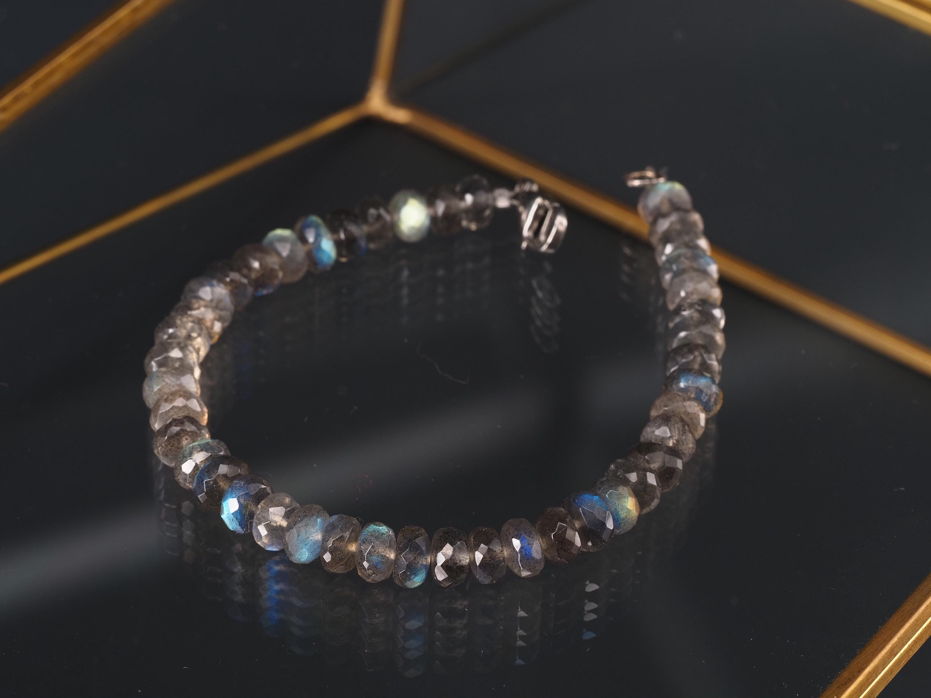 Labradorit Armband Stapelarmband Edelstein