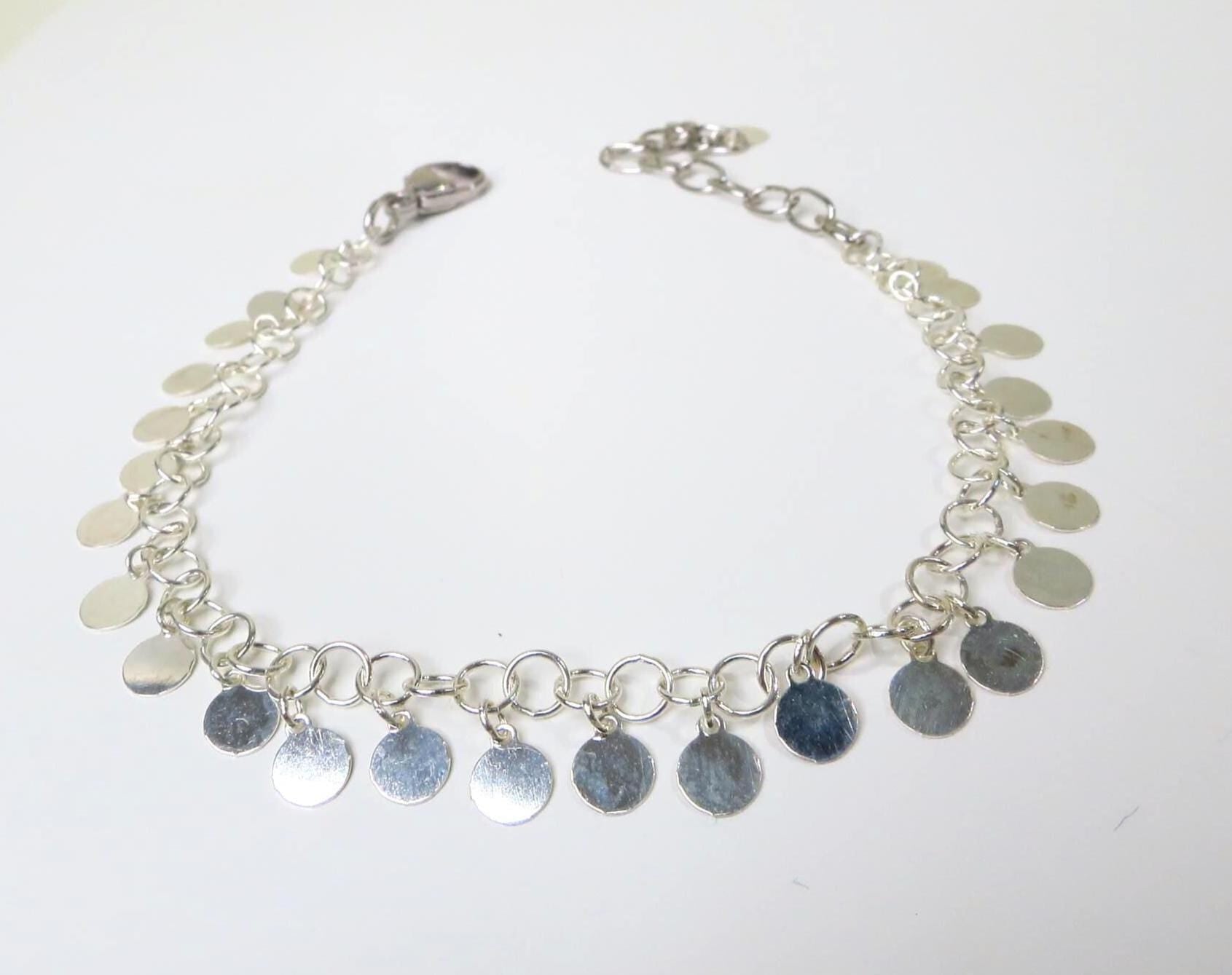 Pünktchen Armband Sterling Silber zum angesagten Layer Lagen Look