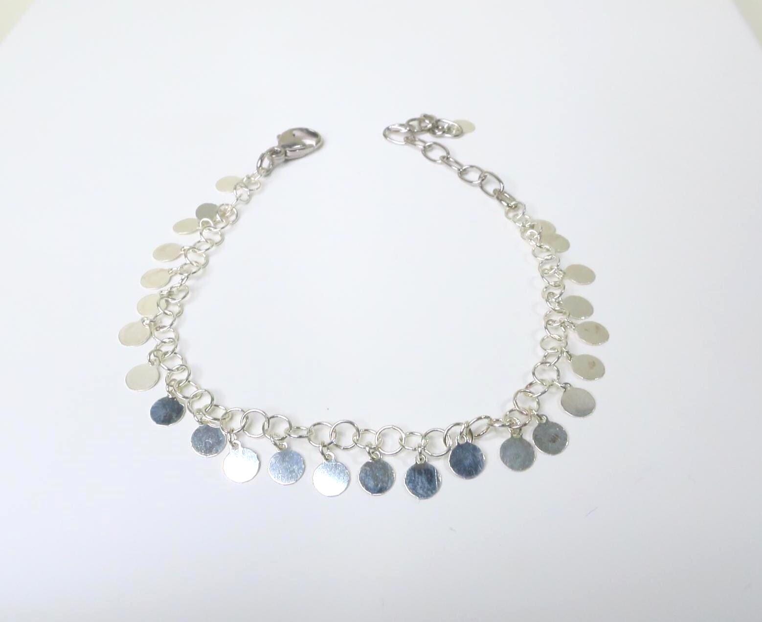 Pünktchen Armband Sterling Silber zum angesagten Layer Lagen Look