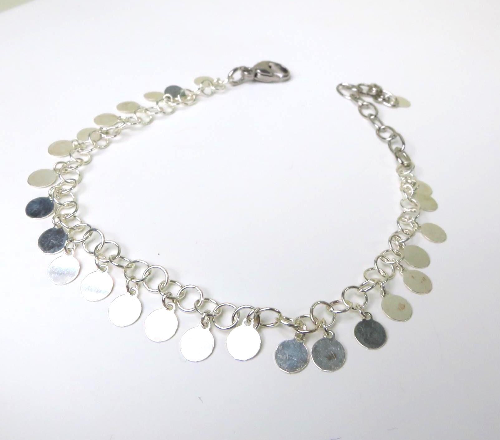 Pünktchen Armband Sterling Silber zum angesagten Layer Lagen Look