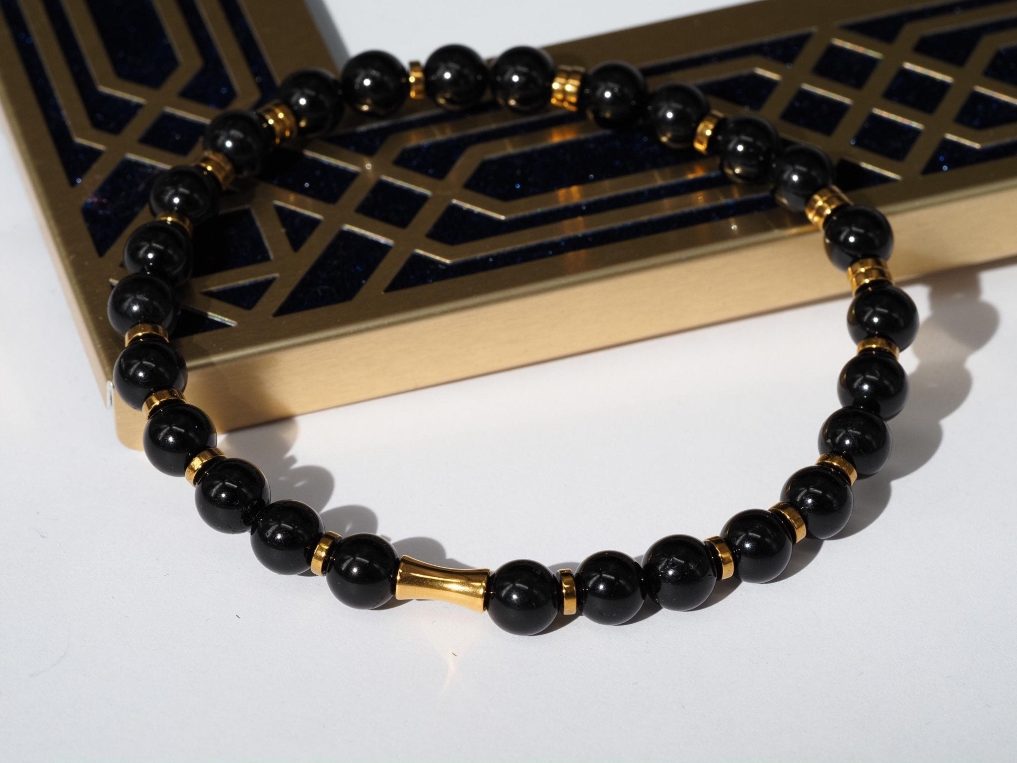 Turmalin Armband – edles Schmuckstück aus schwarzem Schörl Turmalin