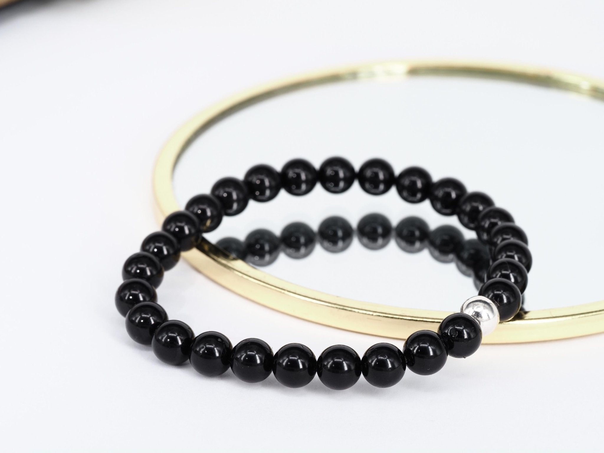 Turmalin Armband – edles Schmuckstück aus schwarzem Schörl Turmalin