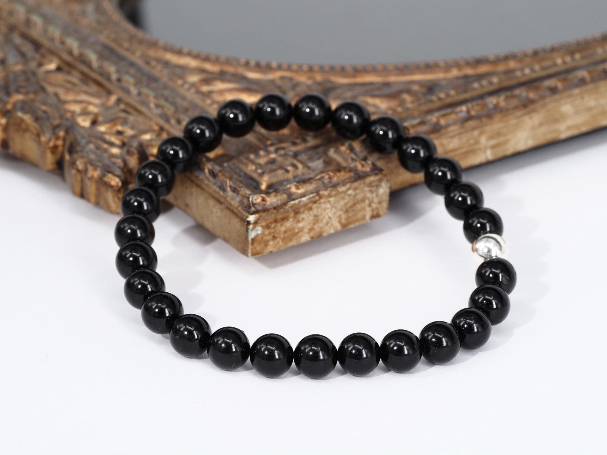 Turmalin Armband – edles Schmuckstück aus schwarzem Schörl Turmalin