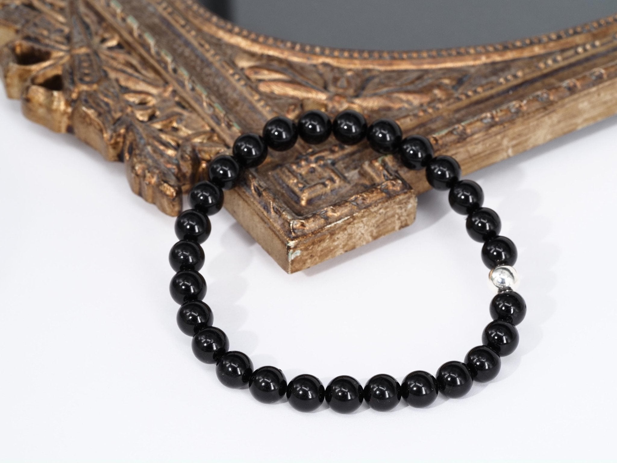 Turmalin Armband – edles Schmuckstück aus schwarzem Schörl Turmalin