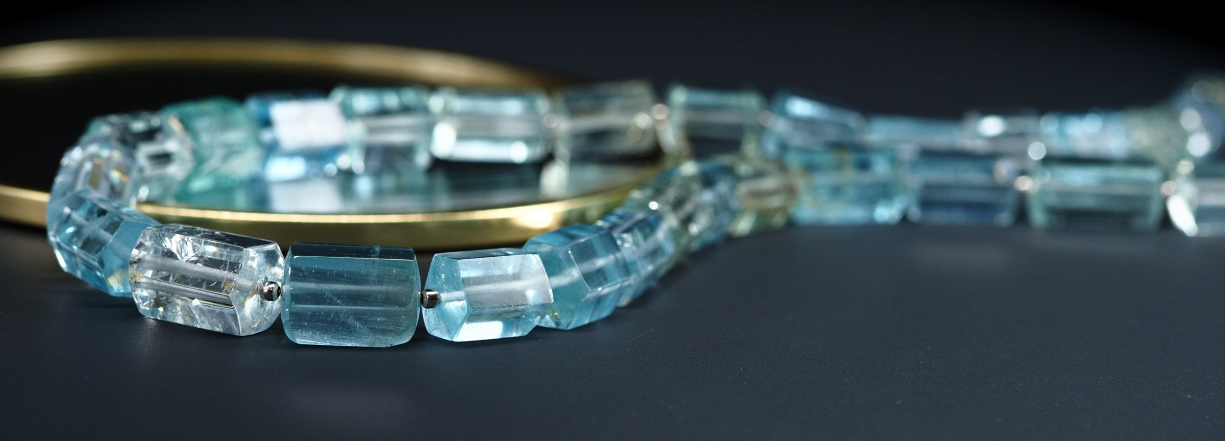 Elstar Design Aquamarin Kette