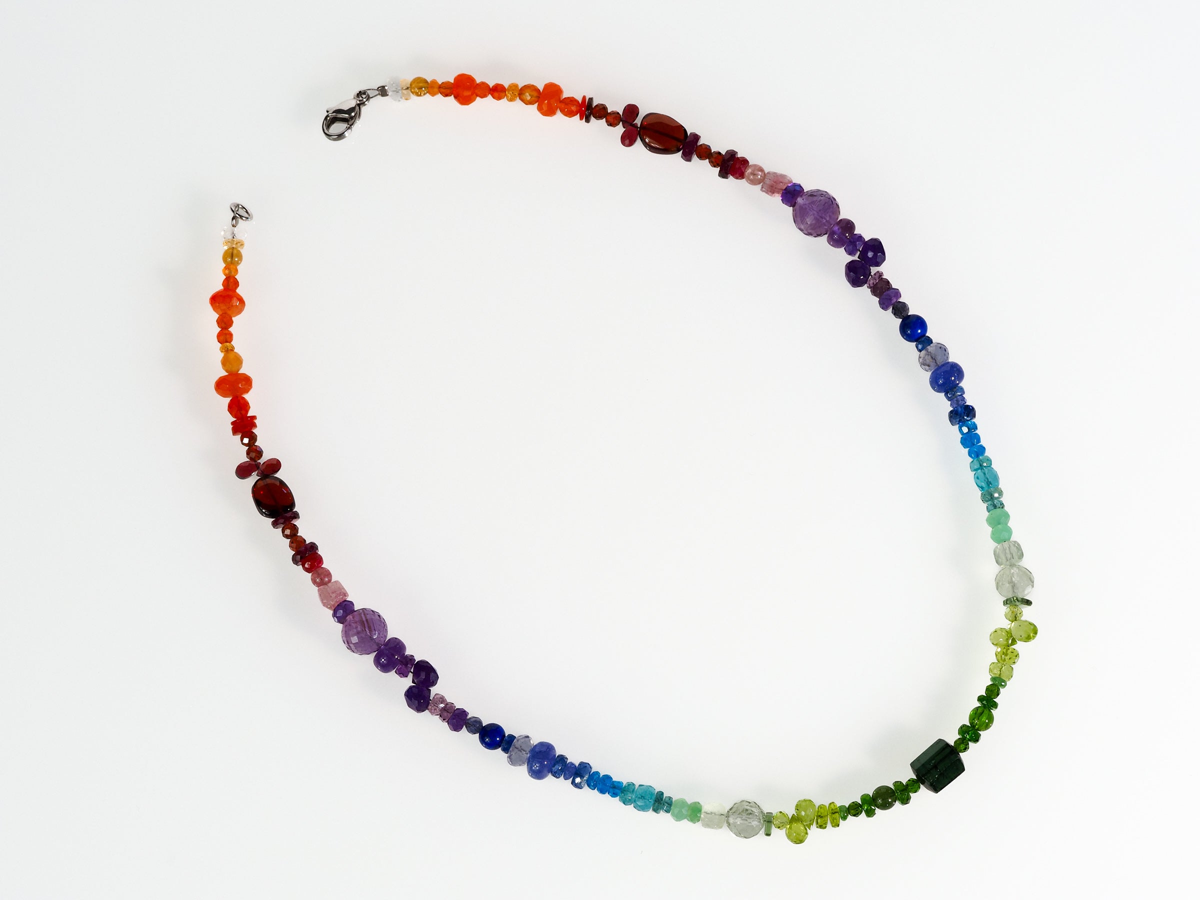 Bunte Edelstein Kette farbenfrohe Energie