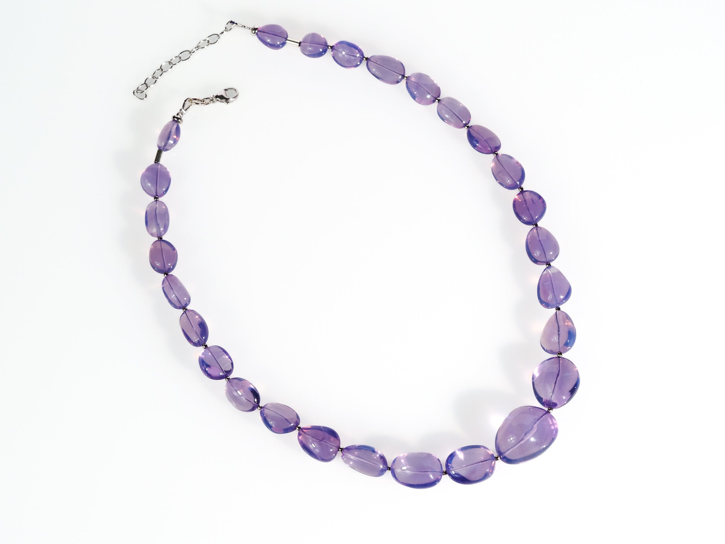 Echte Scorolith Lavendelquarz Kette - elstardesign