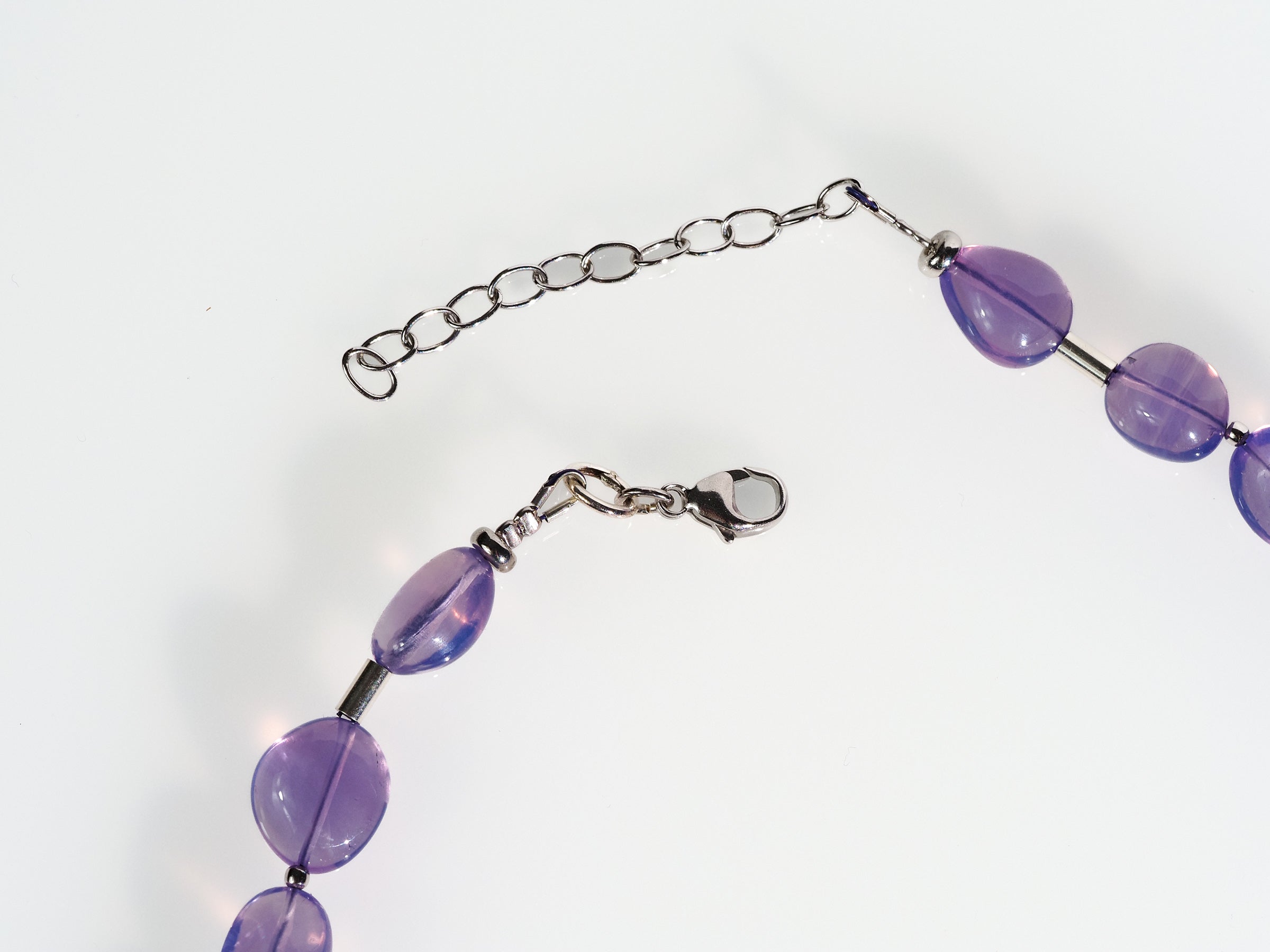 Echte Scorolith Lavendelquarz Kette - elstardesign