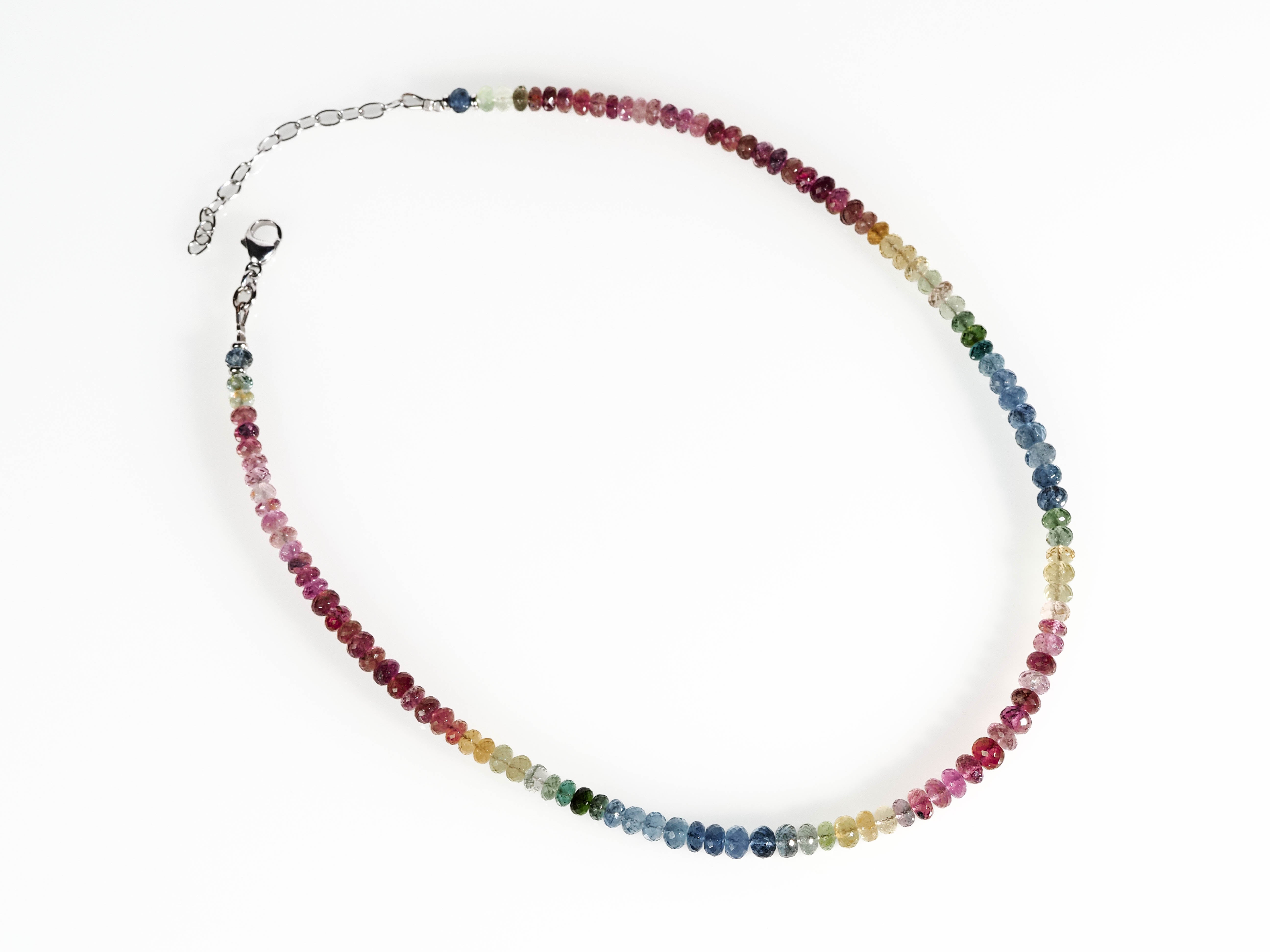 Multicolor Turmalin Kette – Hochwertig & Ausdrucksstark - elstardesign