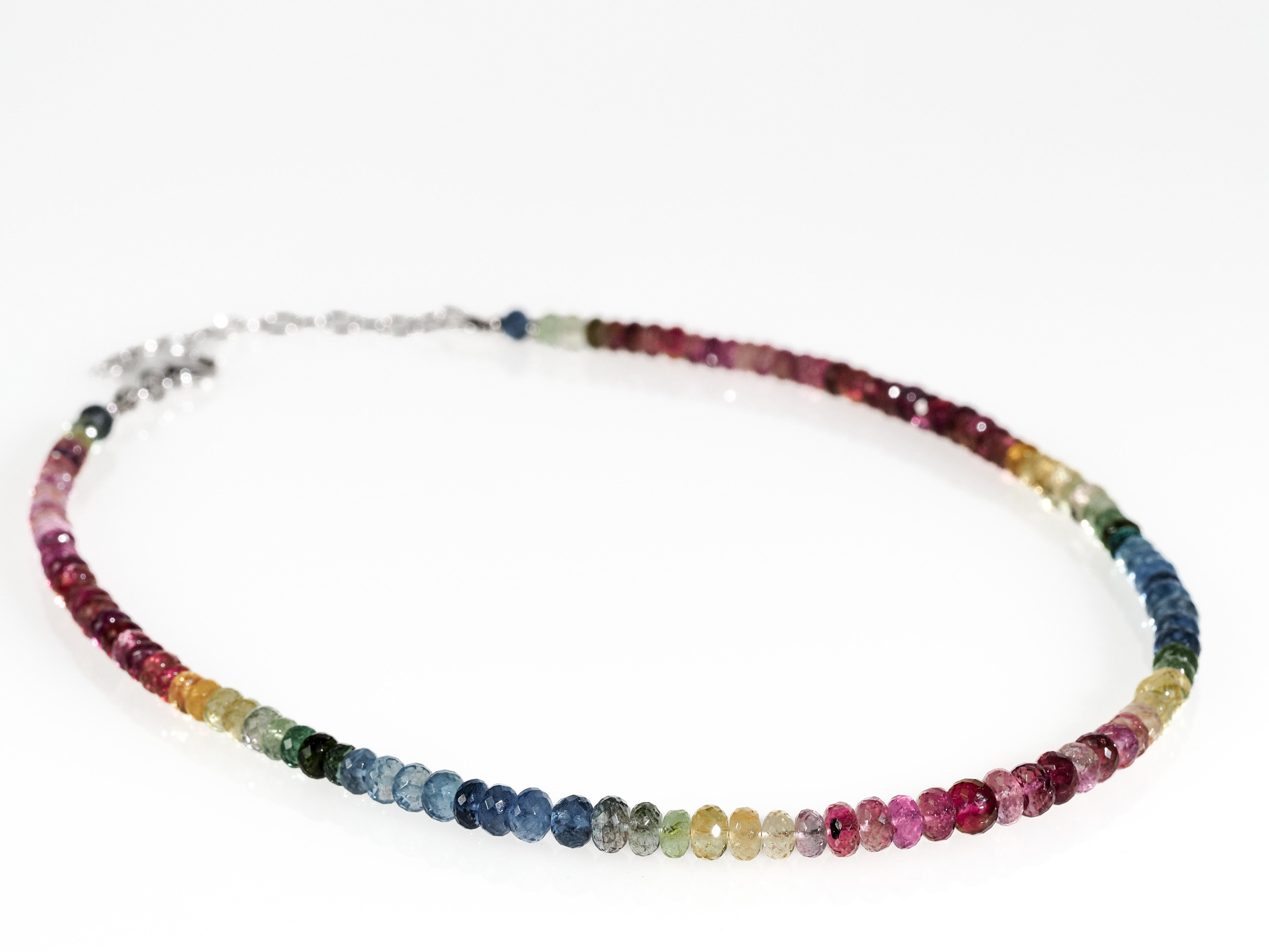 Multicolor Turmalin Kette – Hochwertig & Ausdrucksstark - elstardesign
