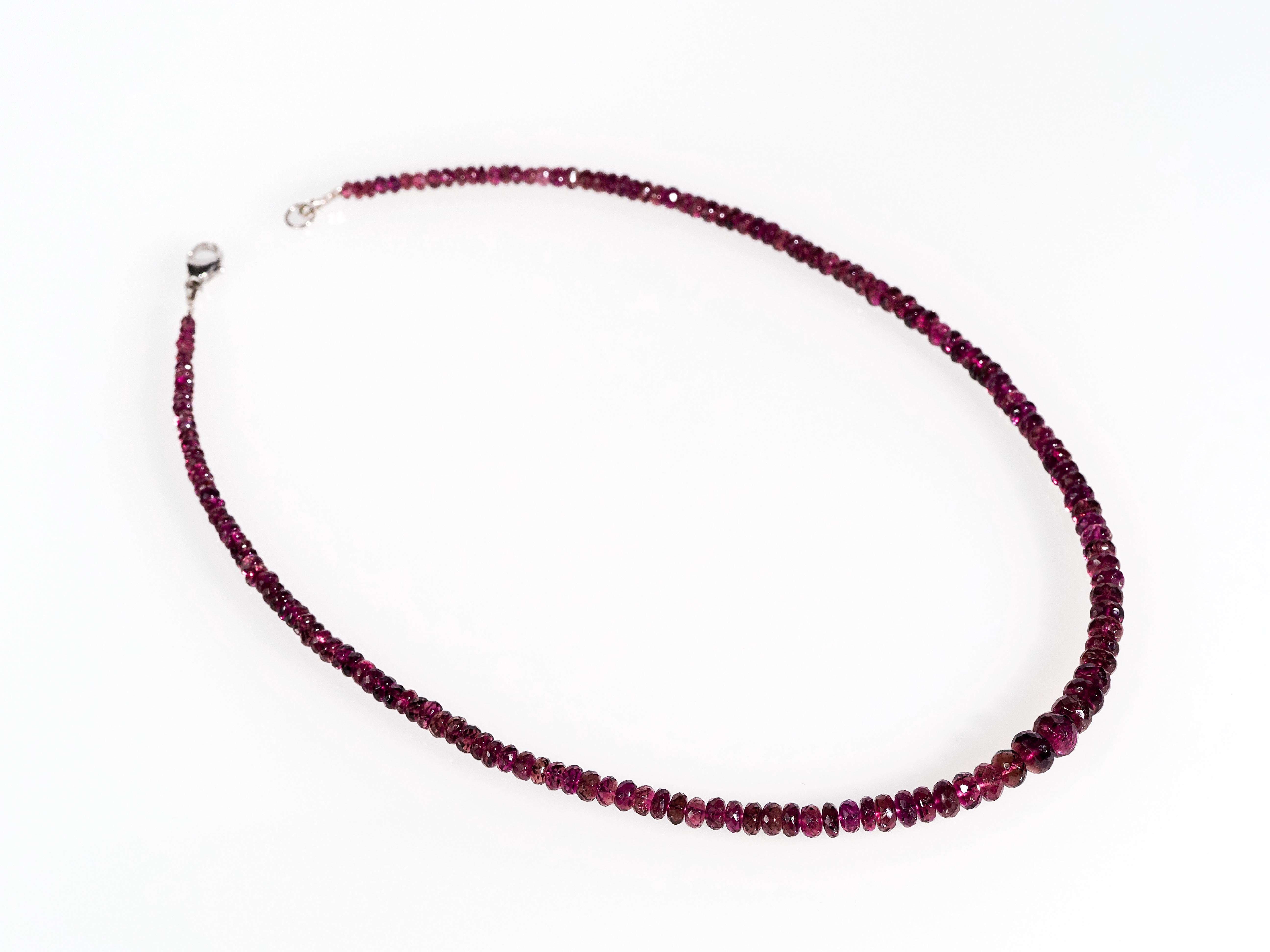 Pink Turmalin Kette Rubellit Turmalin Edelstein Collier rosarot facettiert - elstardesign
