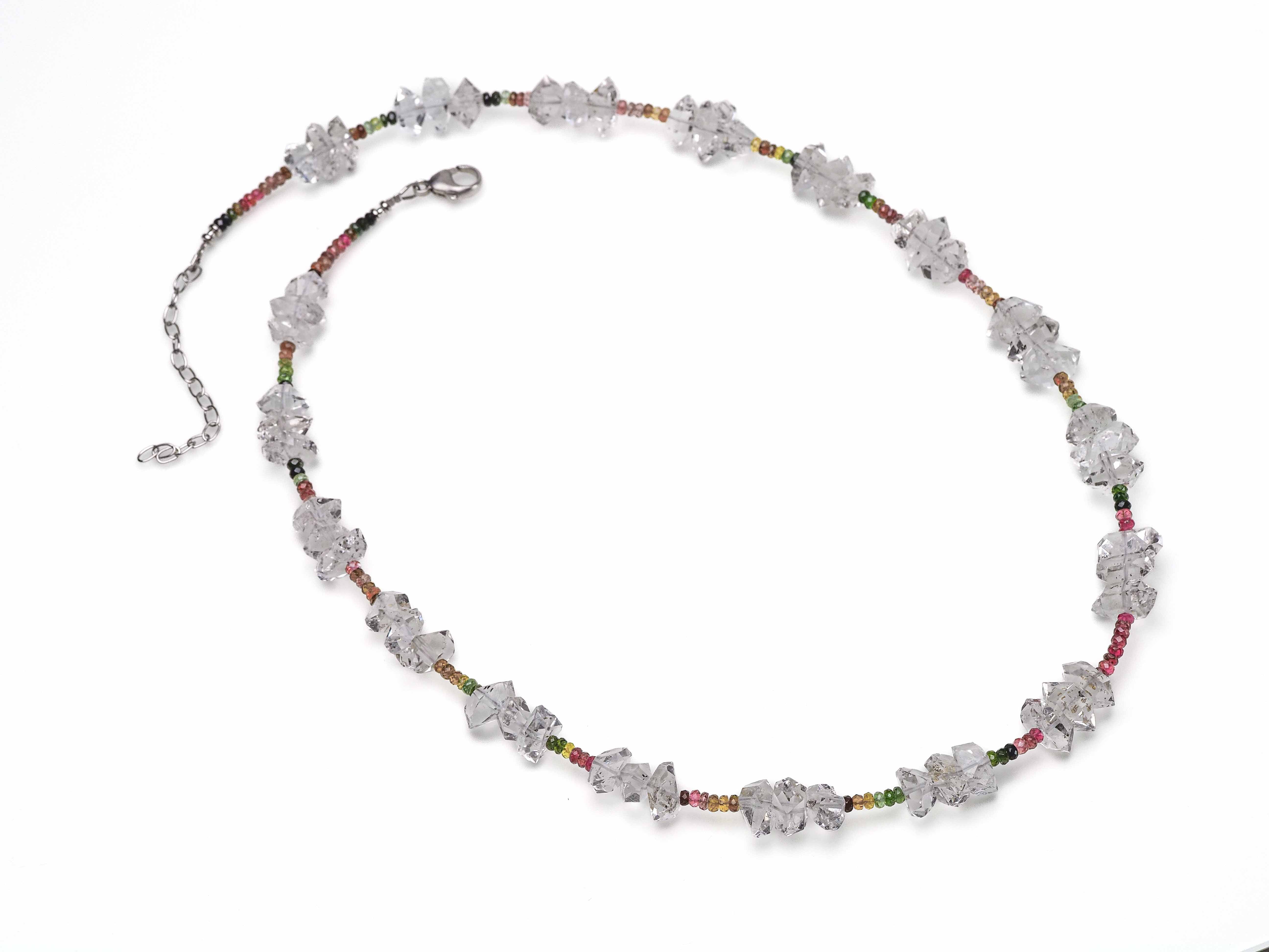 Herkimer Diamant Kette natürliches Edelstein Collier - elstardesign