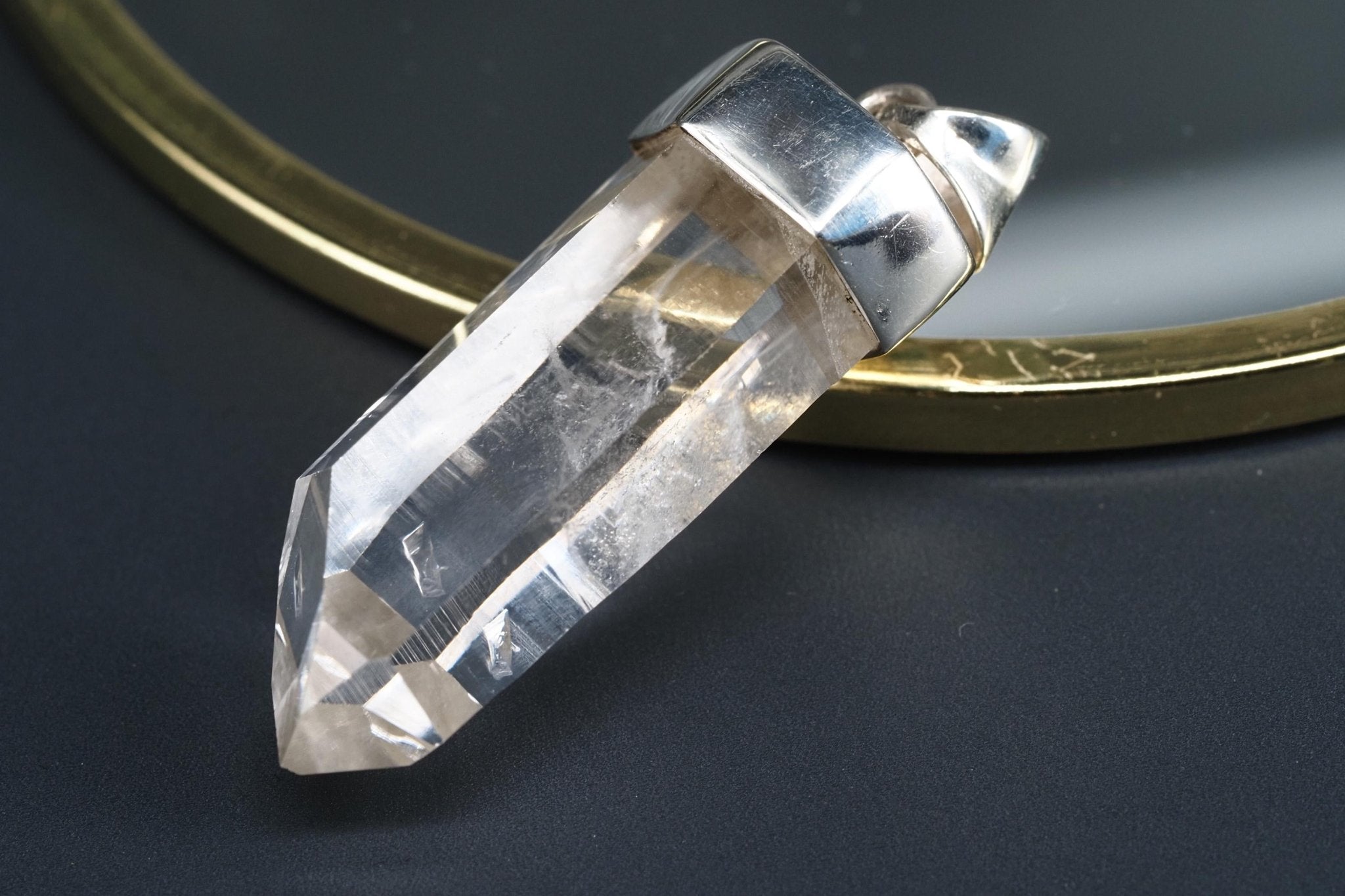 Bergkristall Anhänger Silber Österreich Kärnten