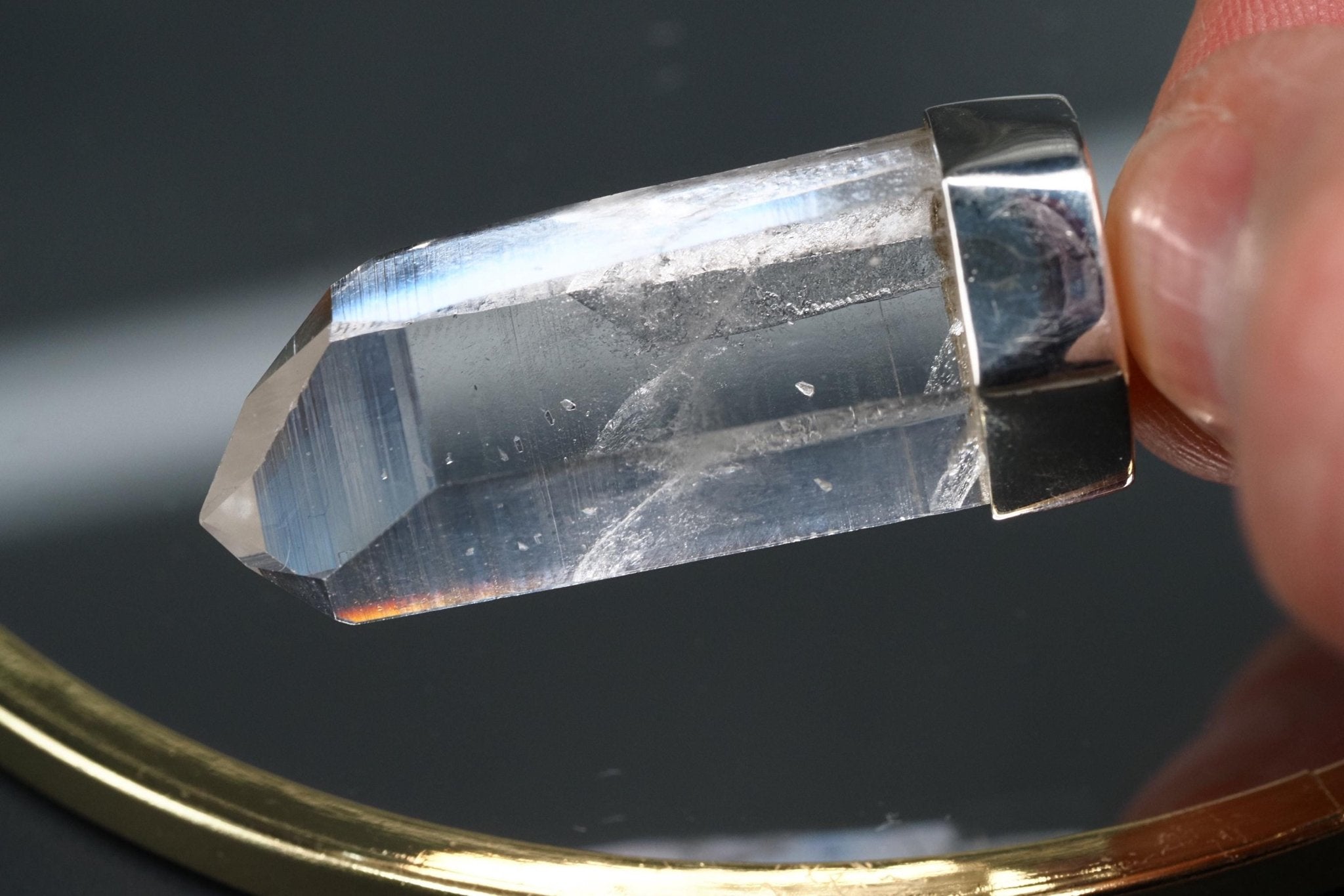 Bergkristall Anhänger Silber Österreich Kärnten