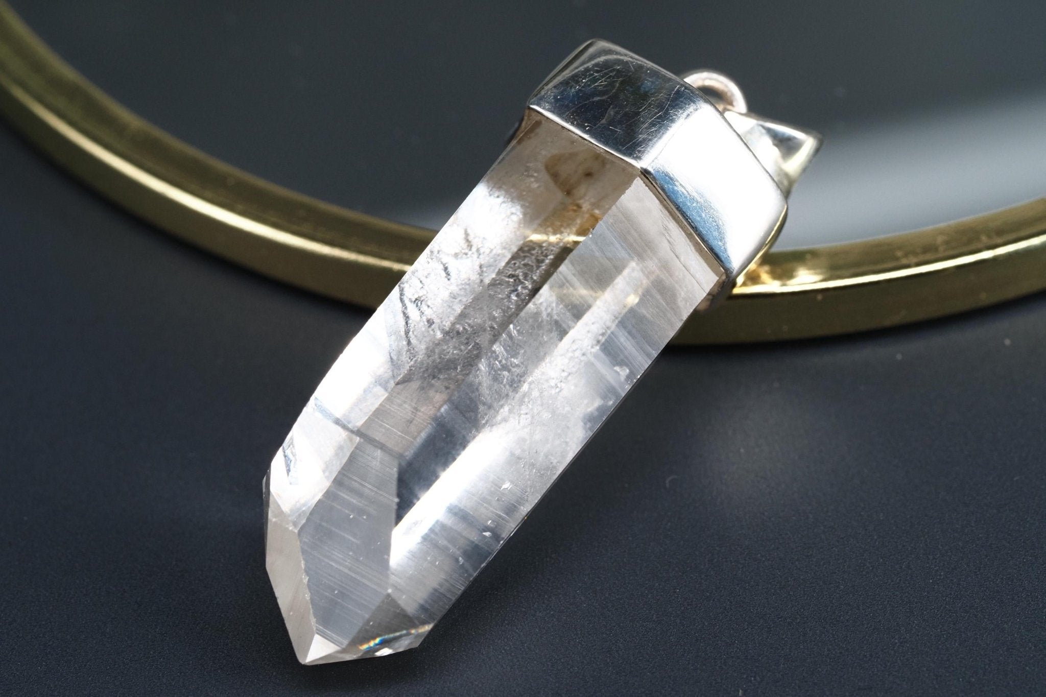 Bergkristall Anhänger Silber Österreich Kärnten