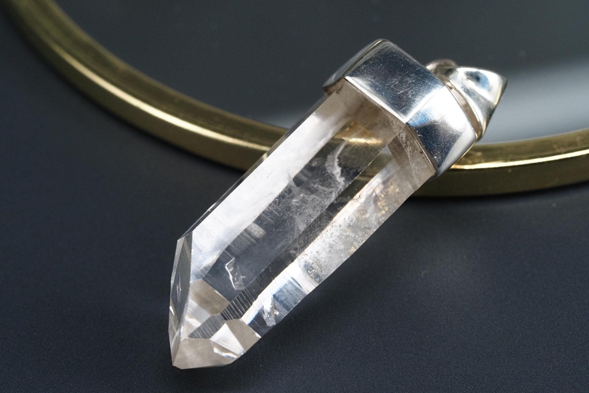 Bergkristall Anhänger Silber Österreich Kärnten