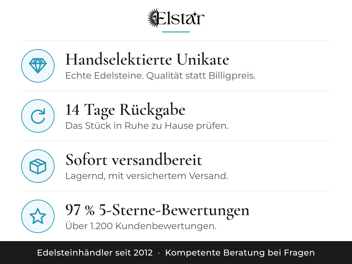 Mondstein Kette Tropfen 925er Silber Verschluss edel und kostbar - elstardesign