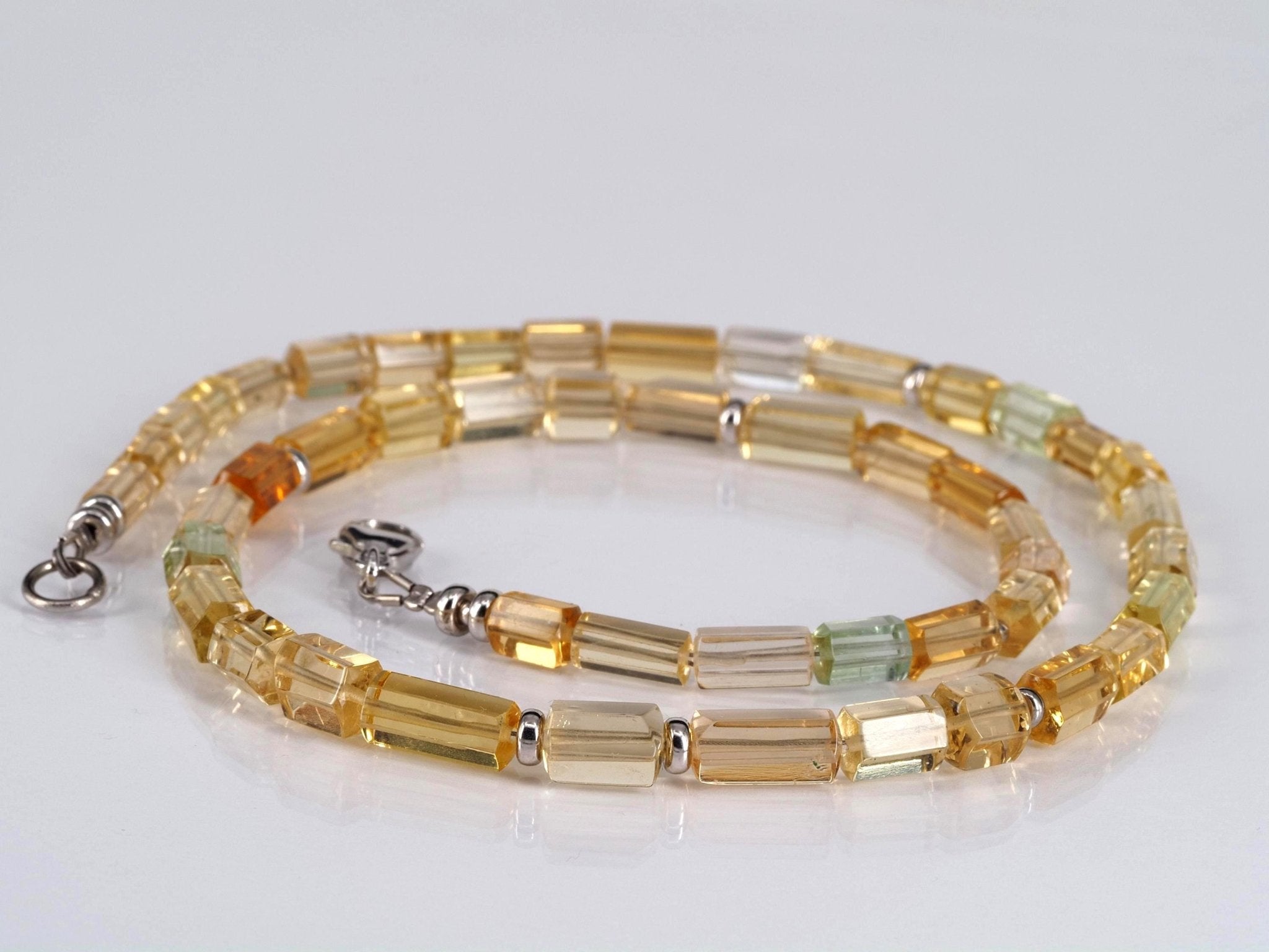 Heliodor Kette – natürliche Goldberyll Edelsteinkette