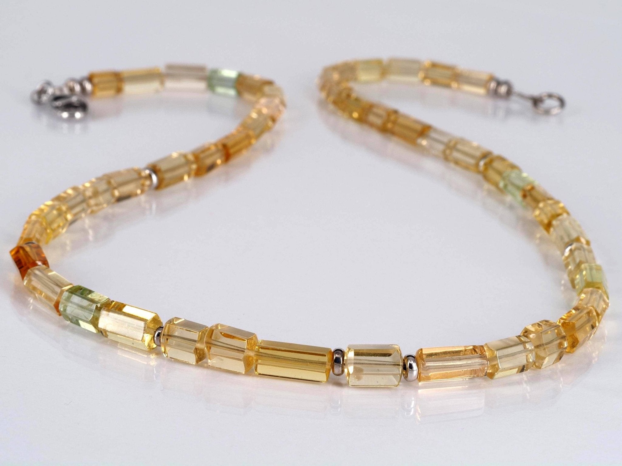 Heliodor Kette – natürliche Goldberyll Edelsteinkette