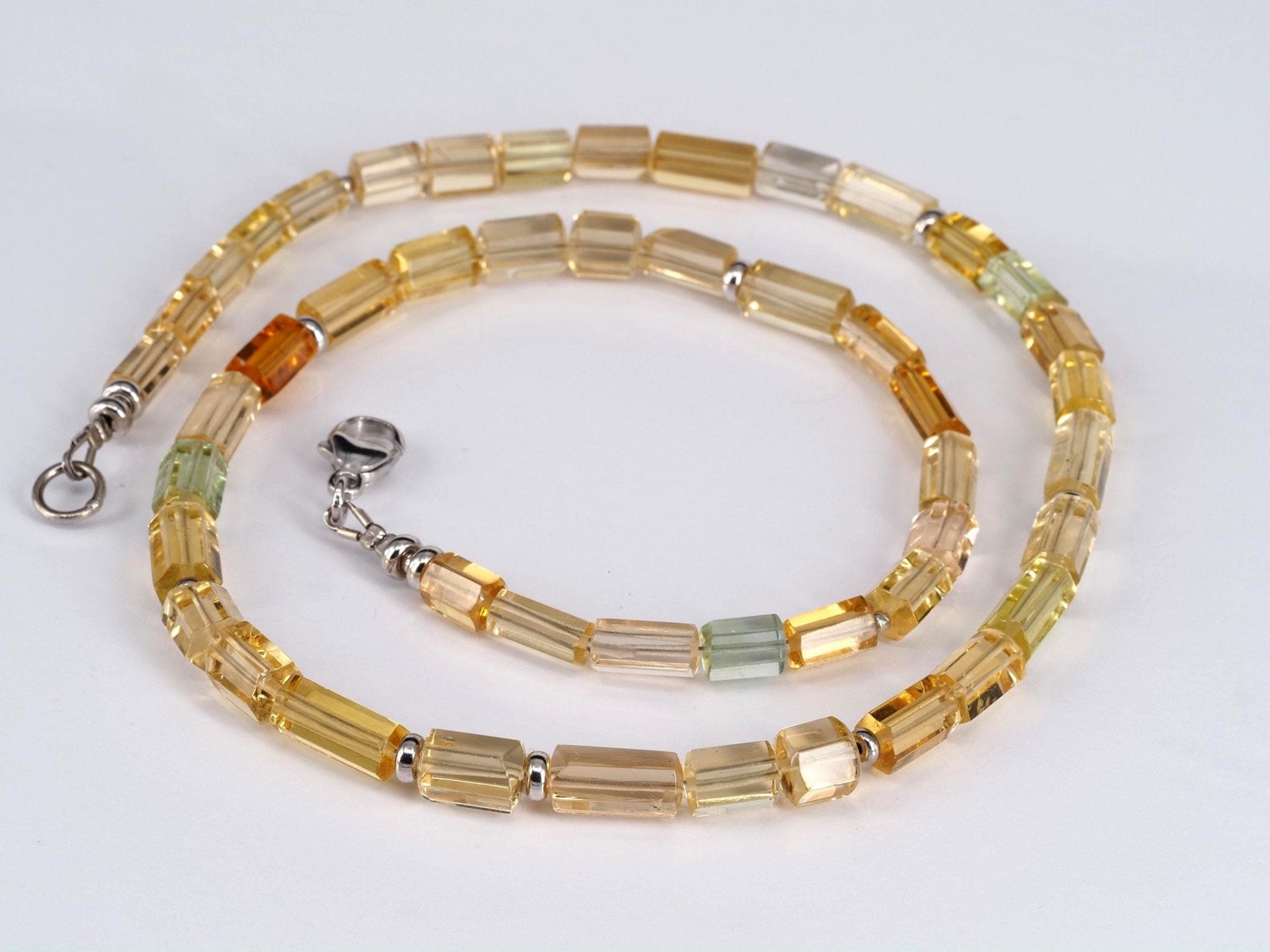 Heliodor Kette – natürliche Goldberyll Edelsteinkette