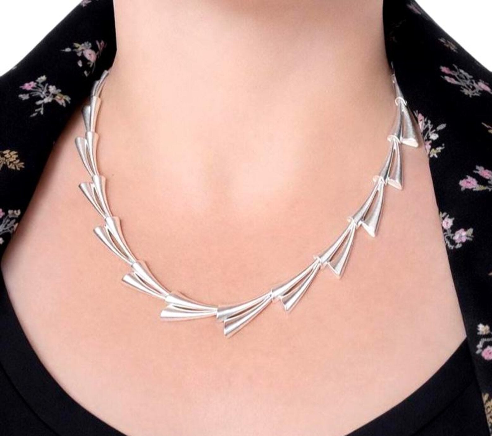 Sterling silver chain 43,5cm solid artist chain