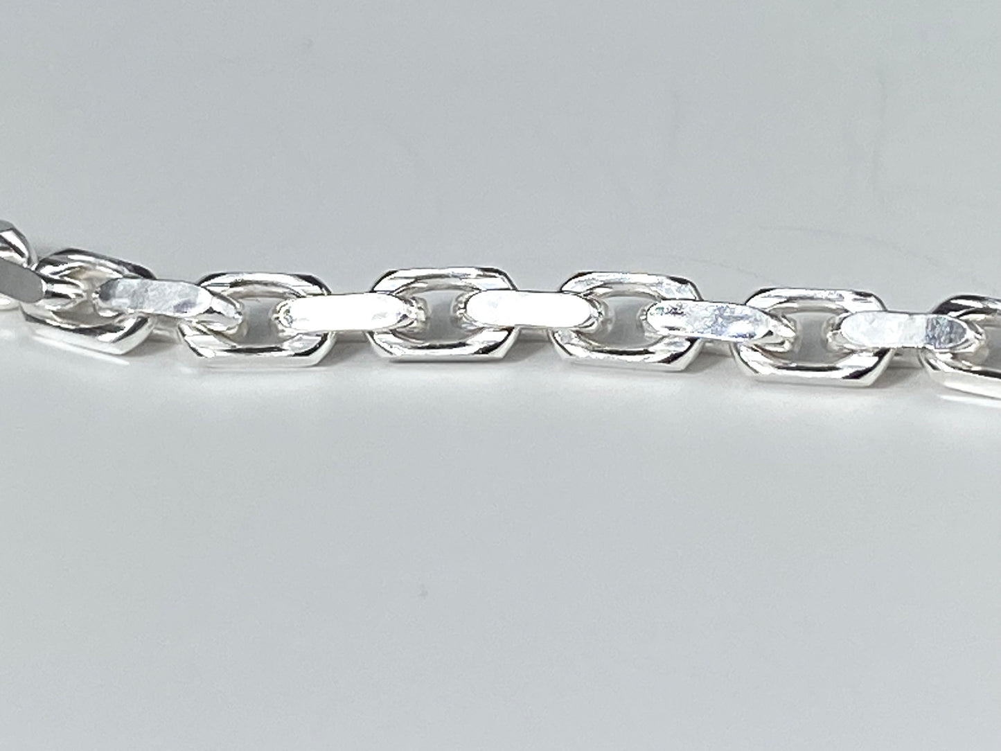 Sterling Silber Kette 45cm schmaler Öse ideal für Anhänger 925 Silber Ankerkette unisex Durchmesser 2mm