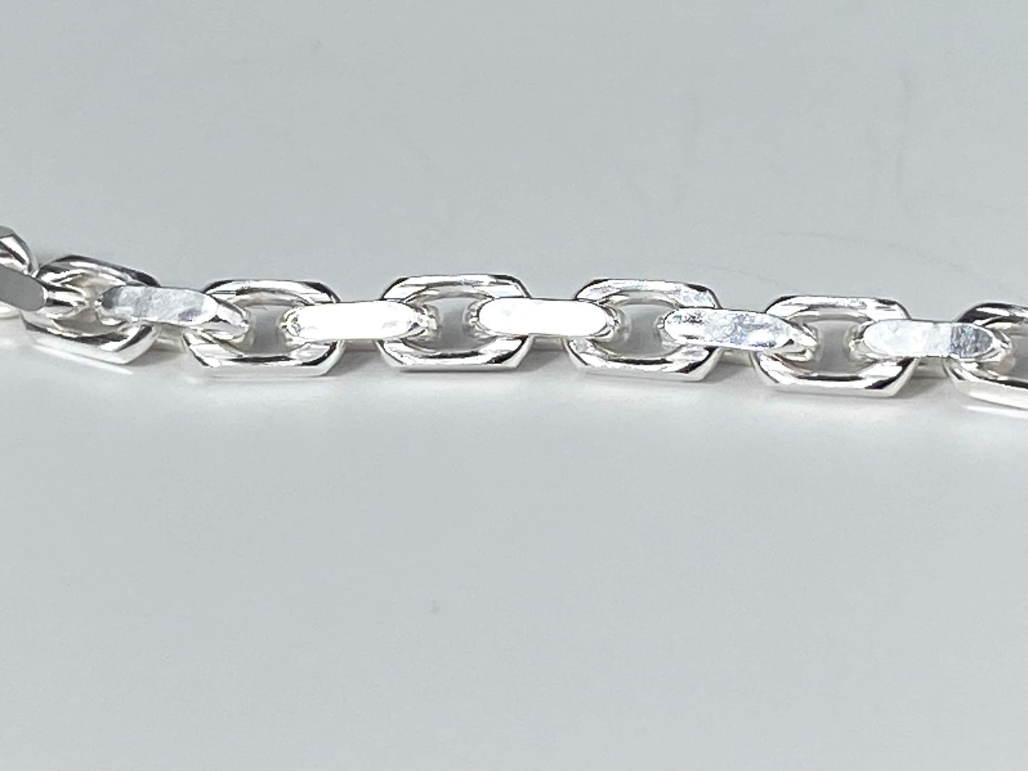 Sterling Silber Kette 42cm schmaler Öse ideal für Anhänger 925 Silber Ankerkette unisex Durchmesser 2mm