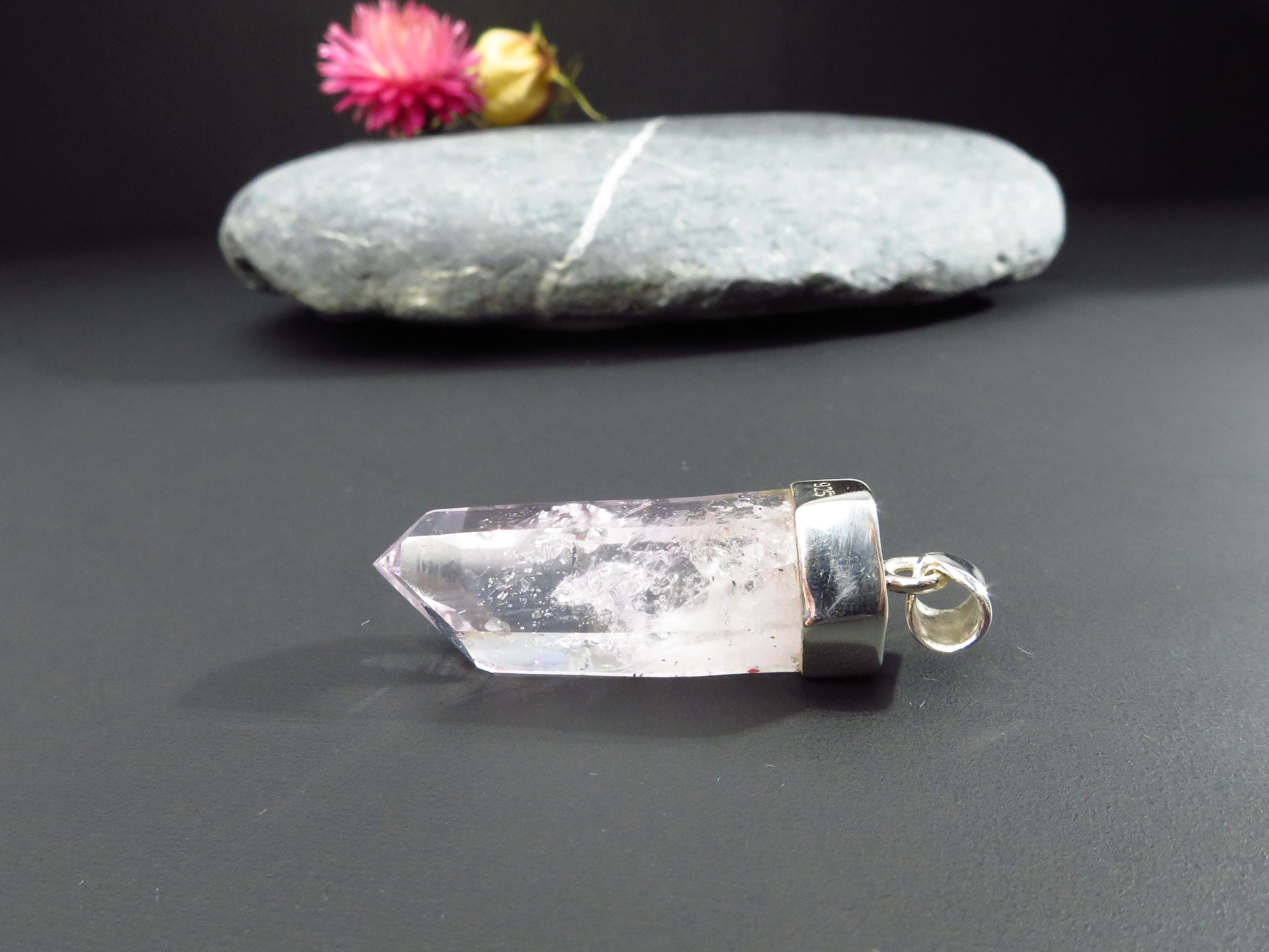 Amethyst Kristall Anhänger Namibia Brandberg Kristall