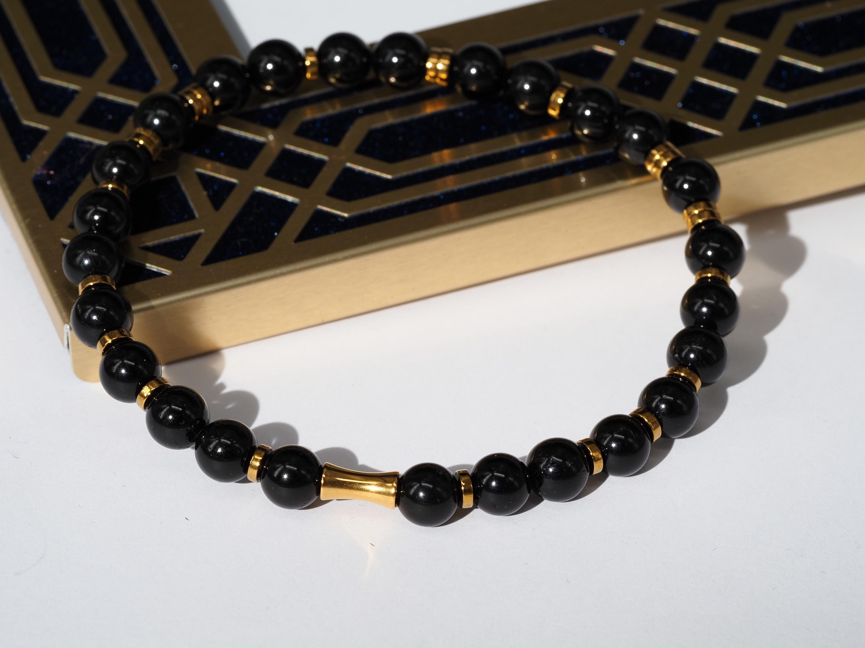 Turmalin Armband – edles Schmuckstück aus schwarzem Schörl Turmalin