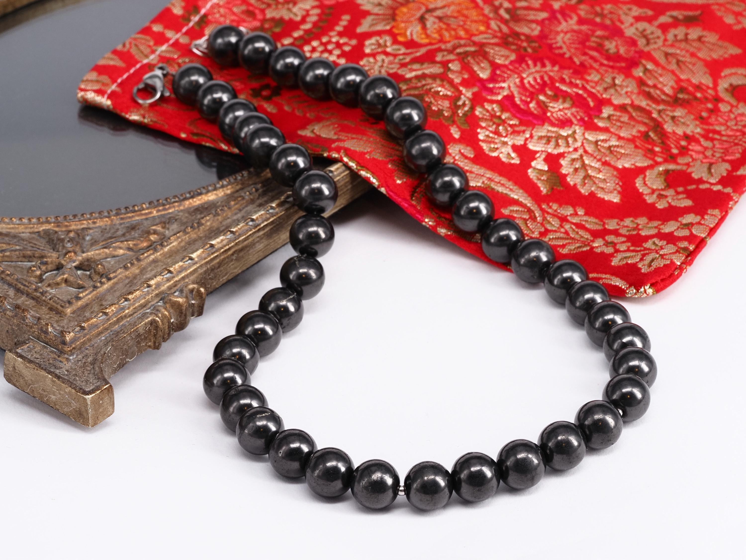 Schungit Kette Eleganz trifft auf kraftvolle Energie