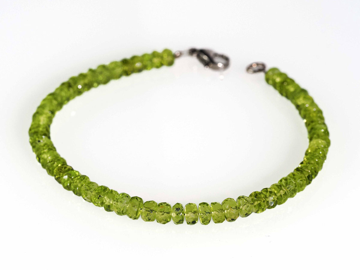 Peridot Armband facettiert 925er Silber