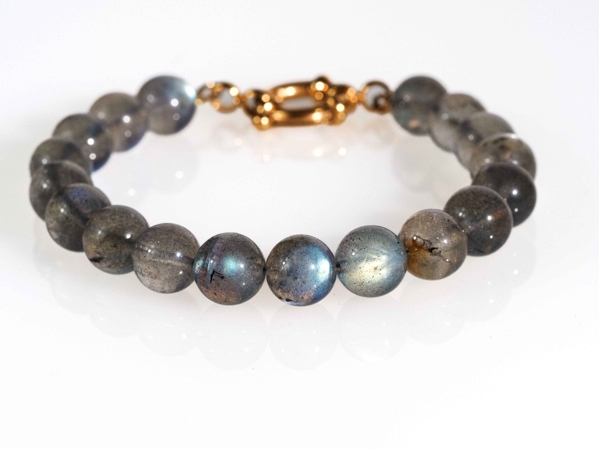 Labradorit Kugel Armband – edler Naturstein