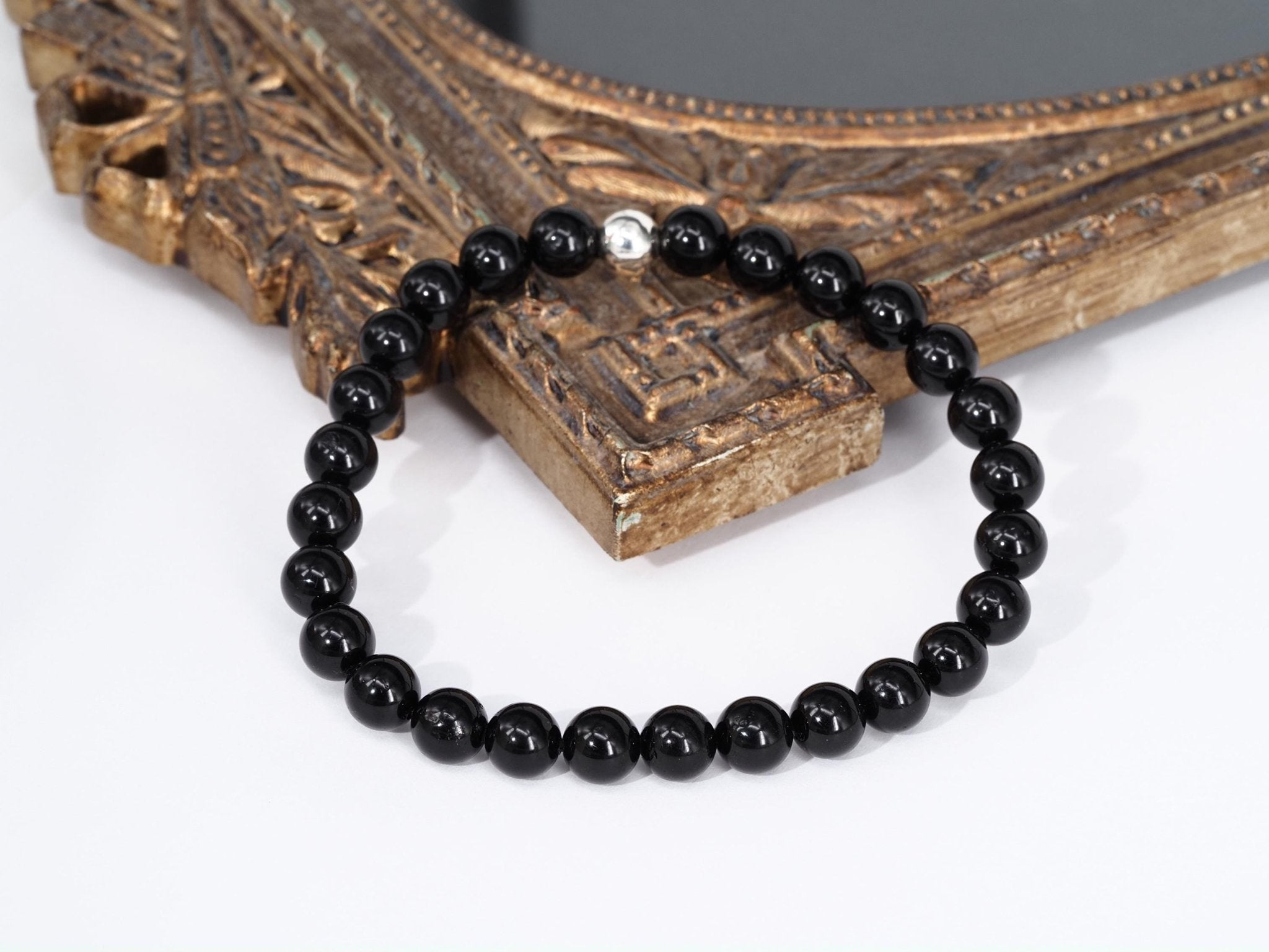 Turmalin Armband – edles Schmuckstück aus schwarzem Schörl Turmalin