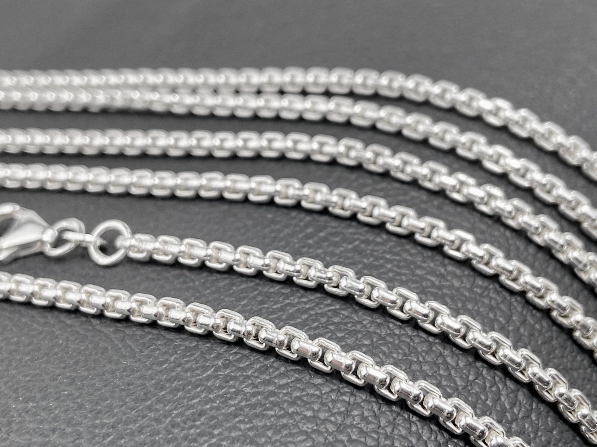 Venezia Kette 50cm schmale Öse 2.7mm 925 Silber