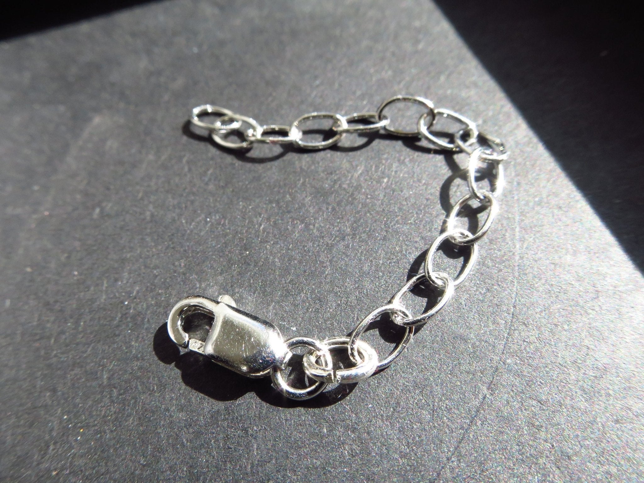 Verlängerungskette 7cm Sterling Silber rhodiniert